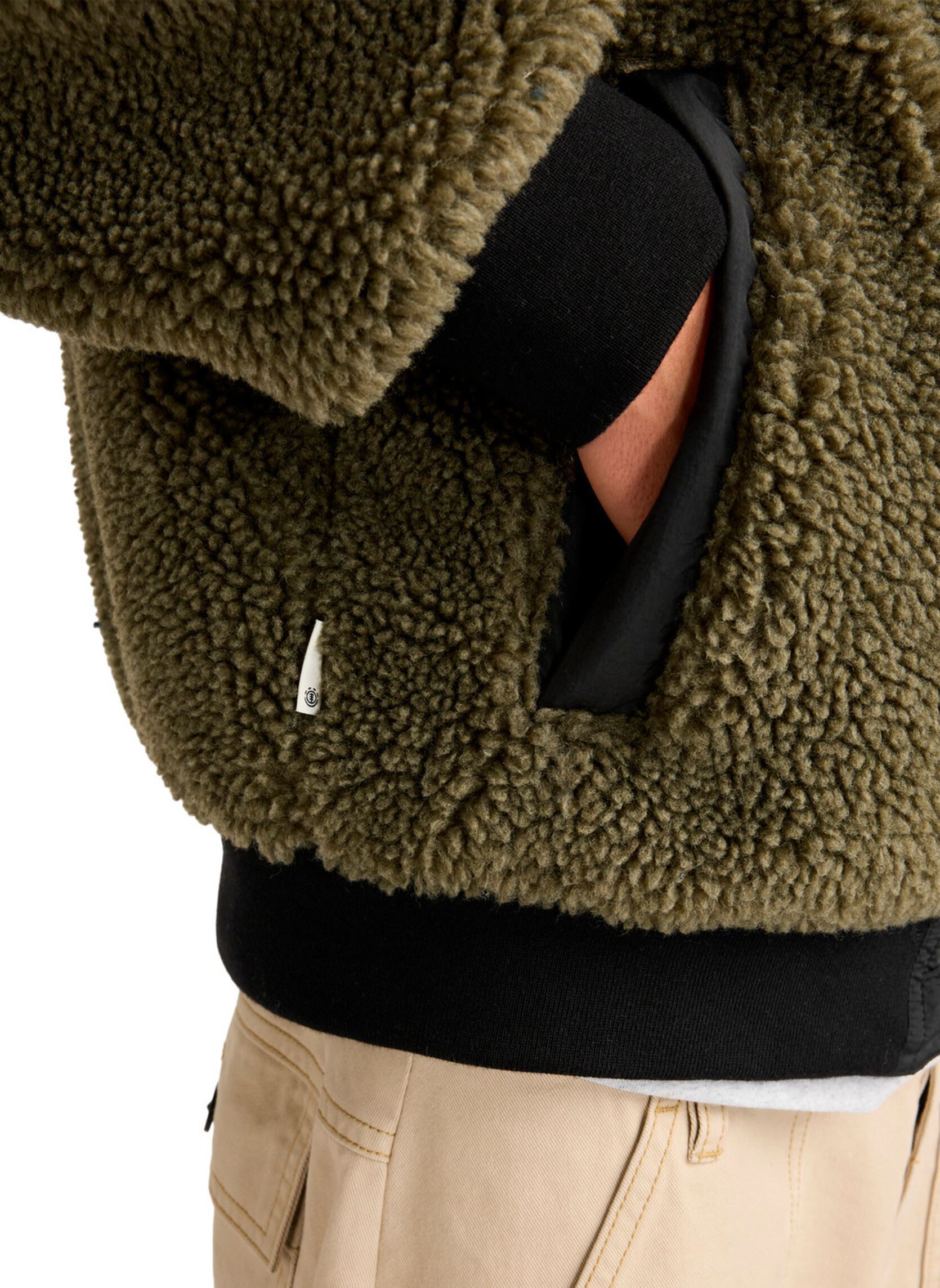 Fleece truien Oak Sherpa heren groen Element Fleece truien Oak Sherpa heren groen KALAMATA