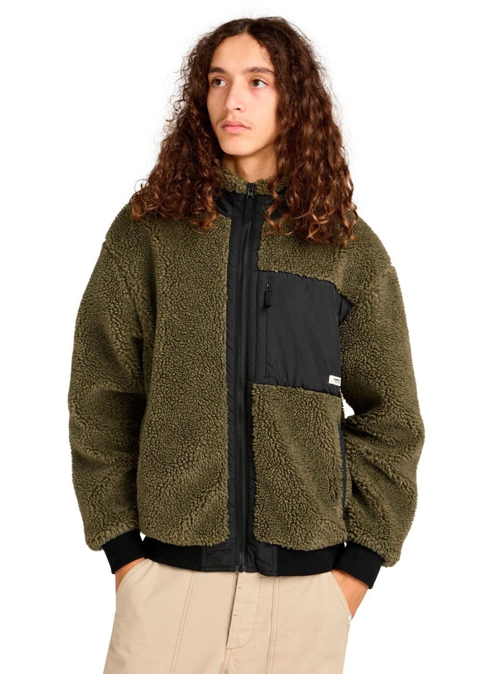Fleece truien Oak Sherpa heren groen Element Fleece truien Oak Sherpa heren groen KALAMATA