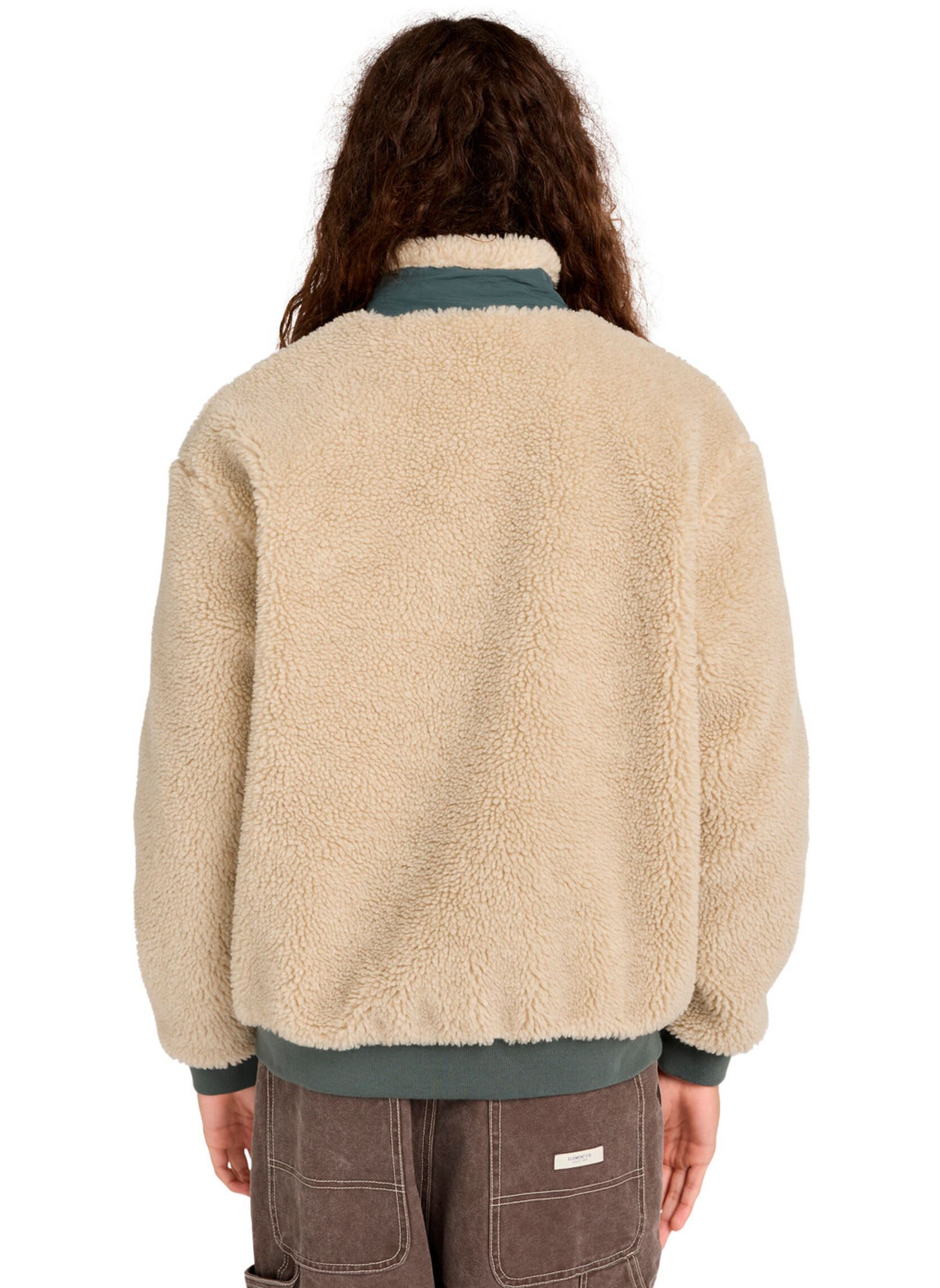 Vestes polaires Oak Sherpa homme beige Element Vestes polaires Oak Sherpa homme beige Oat Milk