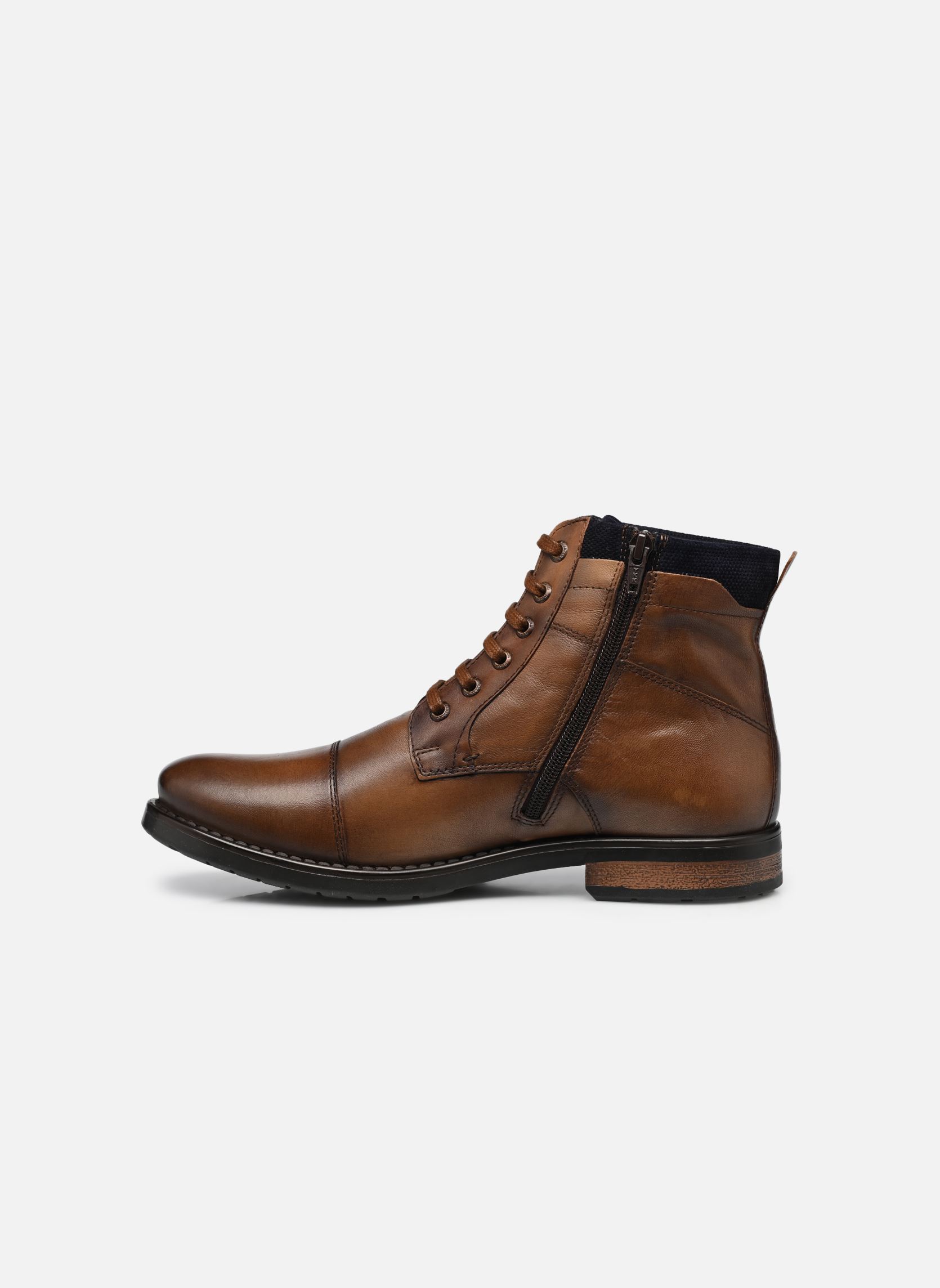 Bottines à lacets Nervous homme marron Redskins Bottines à lacets Nervous homme marron COGNAC + MARINE