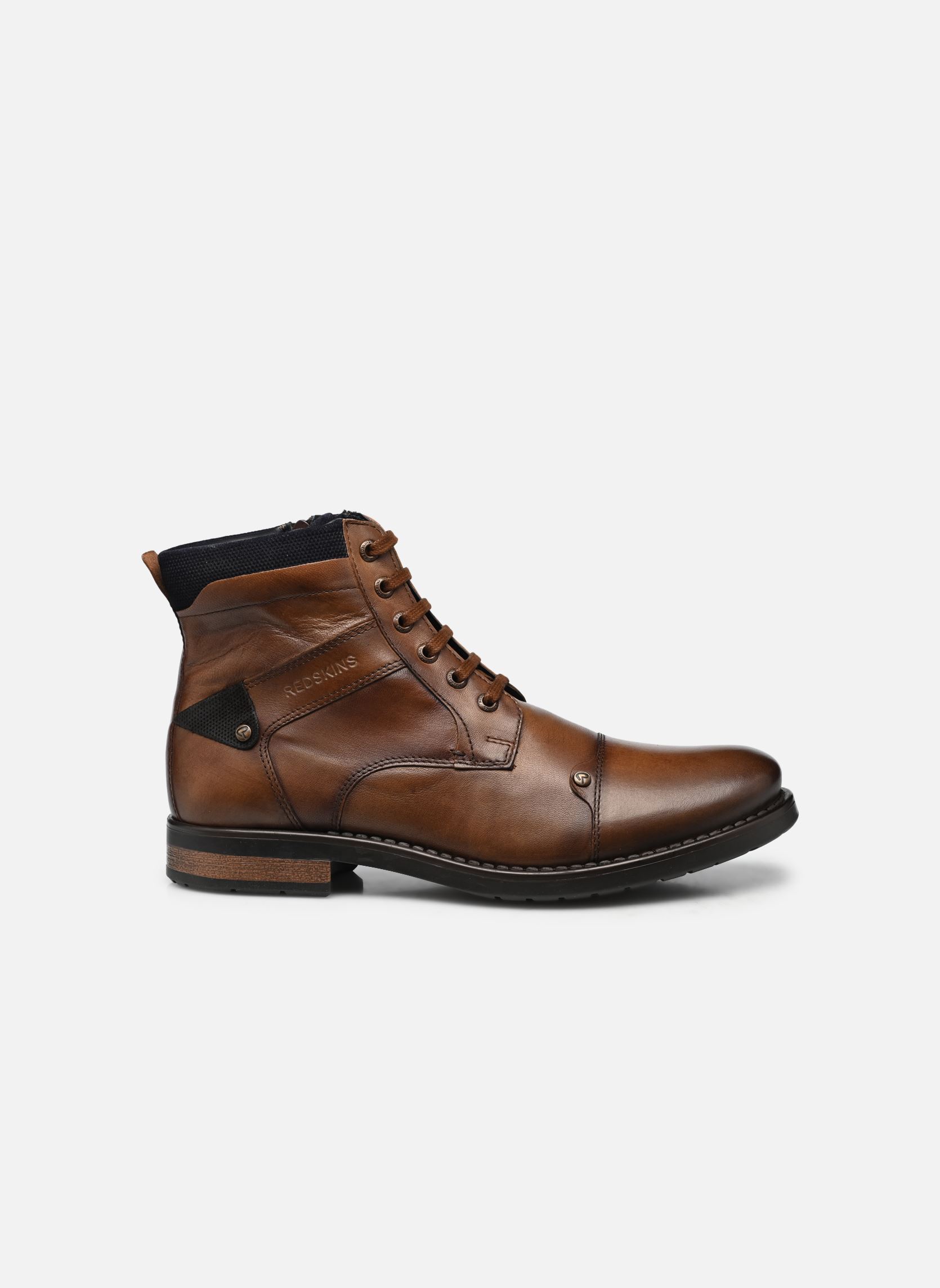 Bottines à lacets Nervous homme marron Redskins Bottines à lacets Nervous homme marron COGNAC + MARINE