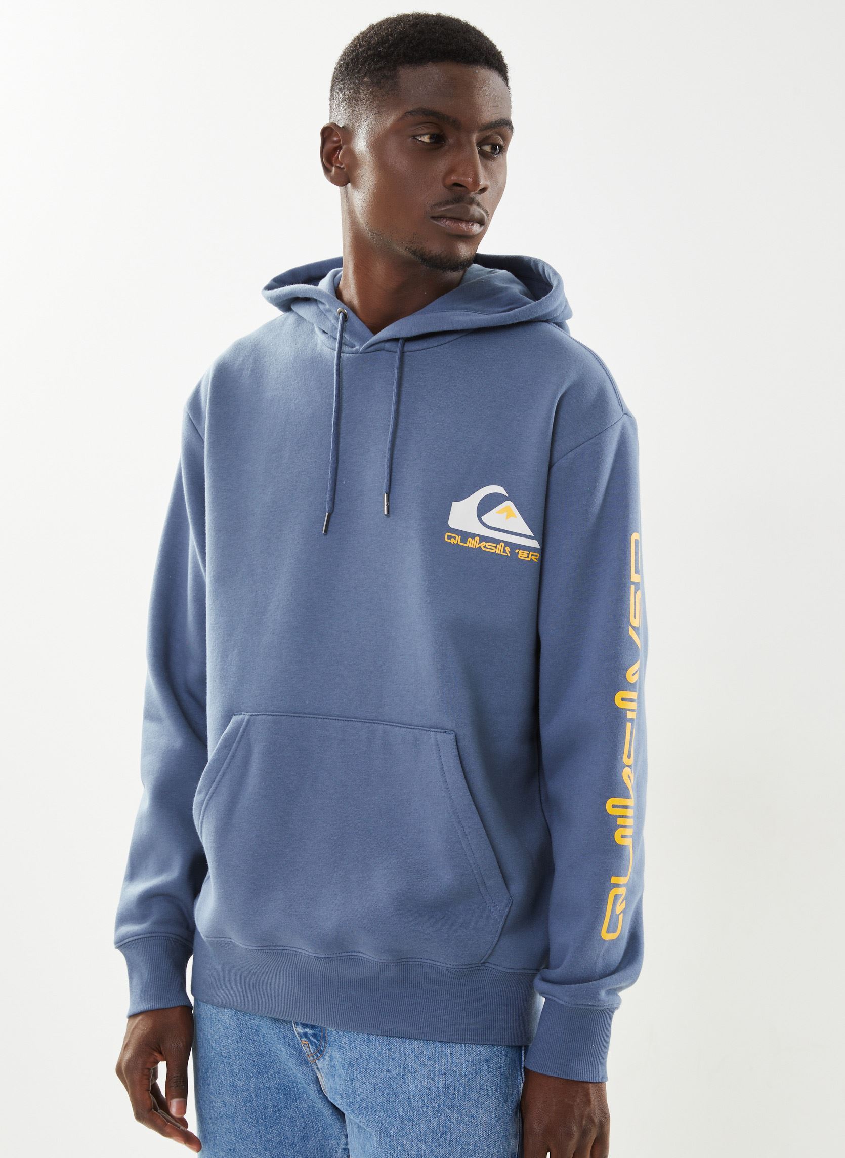 Sweats à capuche Omni Logo hood homme bleu Quiksilver Sweats à capuche Omni Logo hood homme bleu BERING SEA