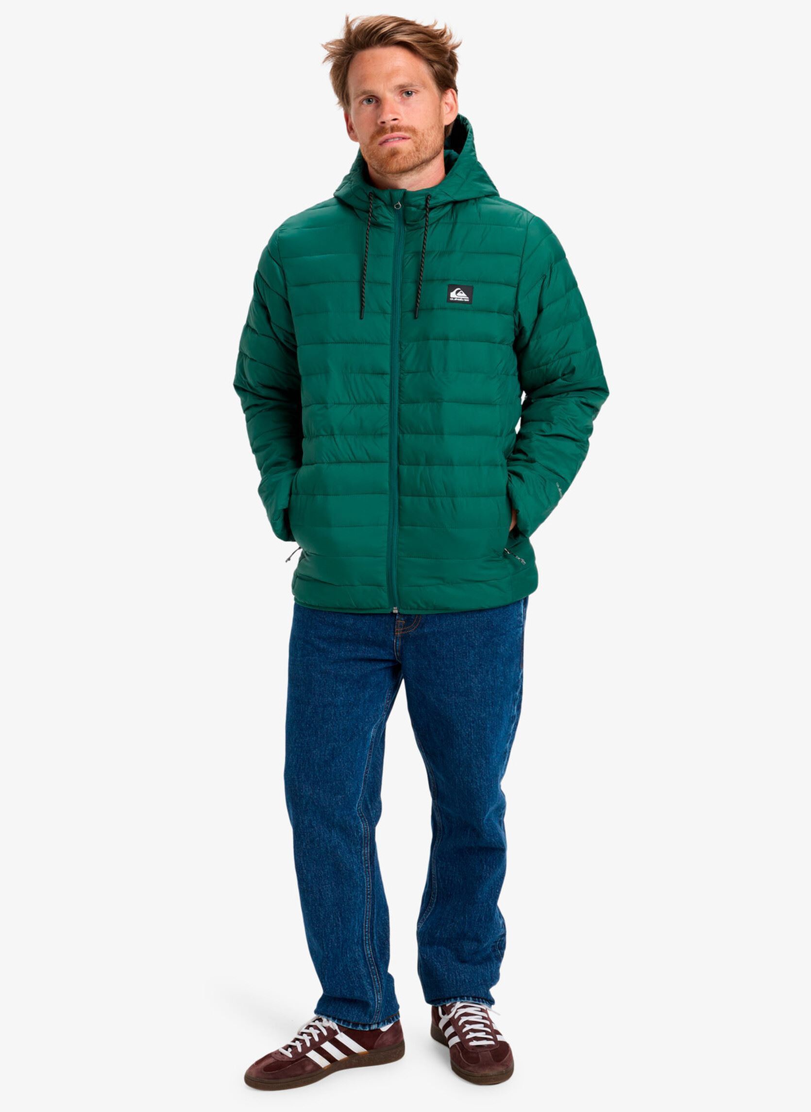 Daunenjacken Scaly Hood herren grün Quiksilver Daunenjacken Scaly Hood herren grün Trekking Green