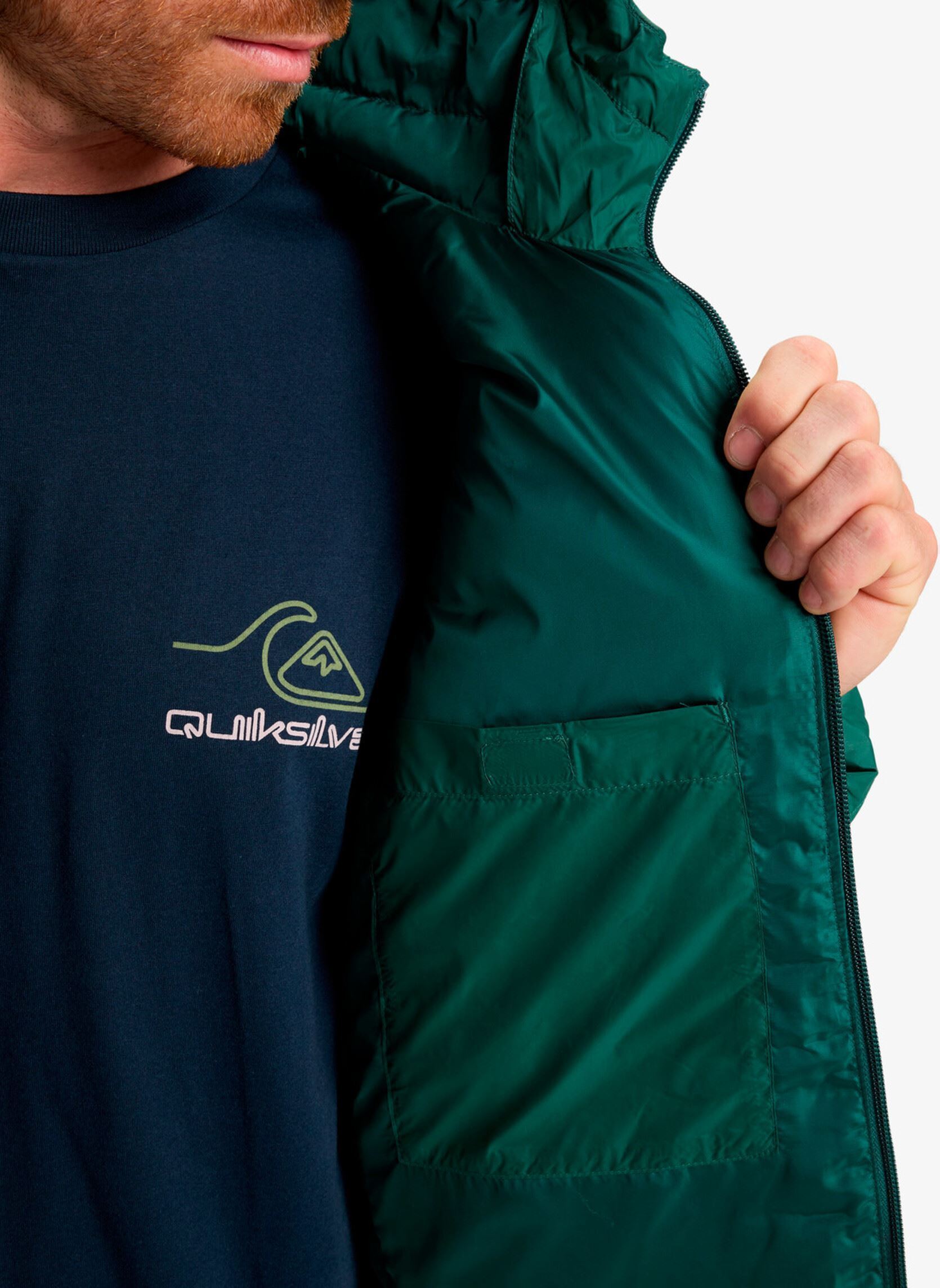 Daunenjacken Scaly Hood herren grün Quiksilver Daunenjacken Scaly Hood herren grün Trekking Green