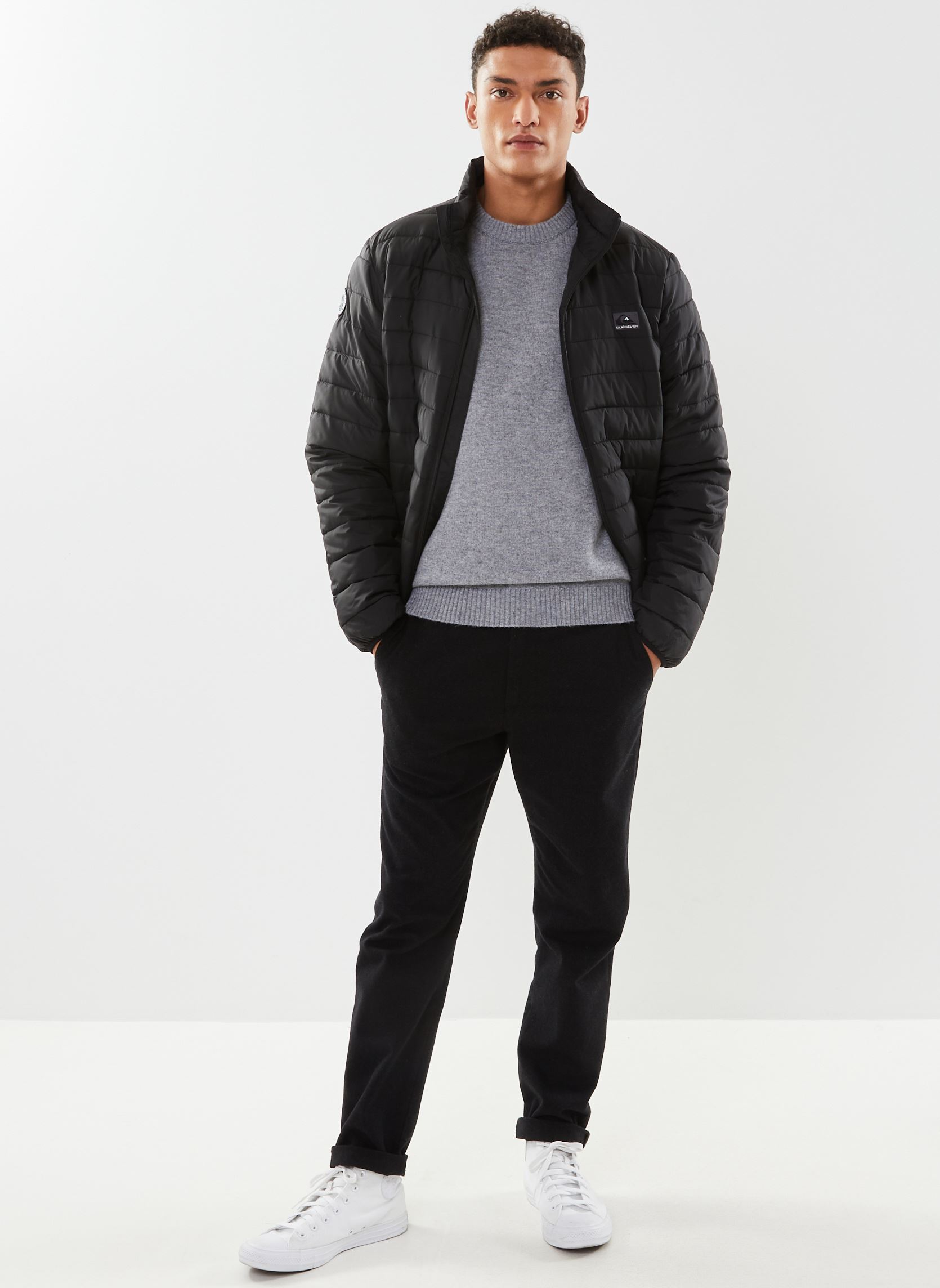 Doudounes Scaly Fz homme noir Quiksilver Doudounes Scaly Fz homme noir Black