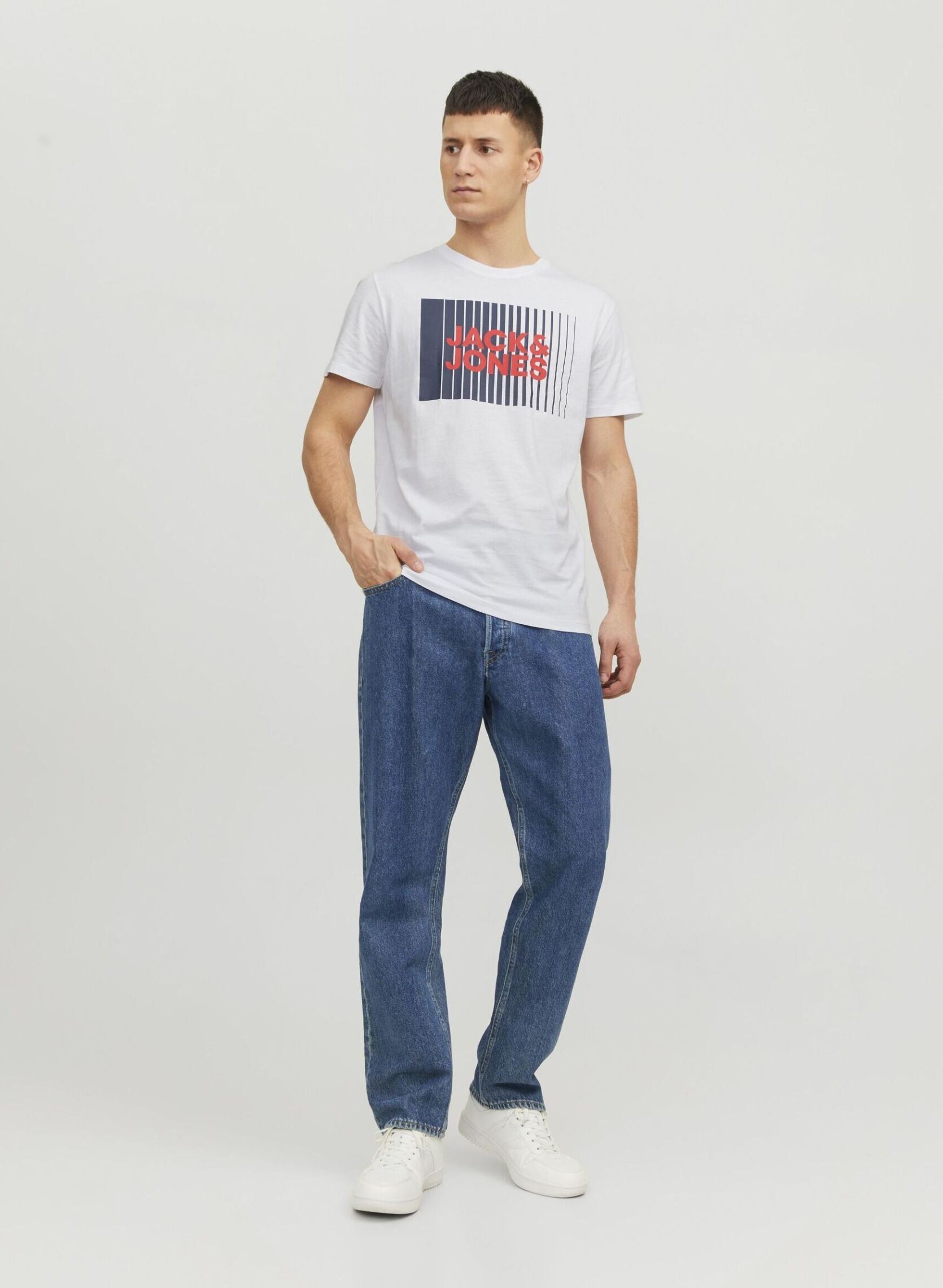 Tee-shirts manches courtes Jjcorp Logo Tee Play SS O-Neck Noos homme blanc Jack & Jones Tee-shirts manches courtes Jjcorp Logo Tee Play SS O-Neck Noos homme blanc WHITE