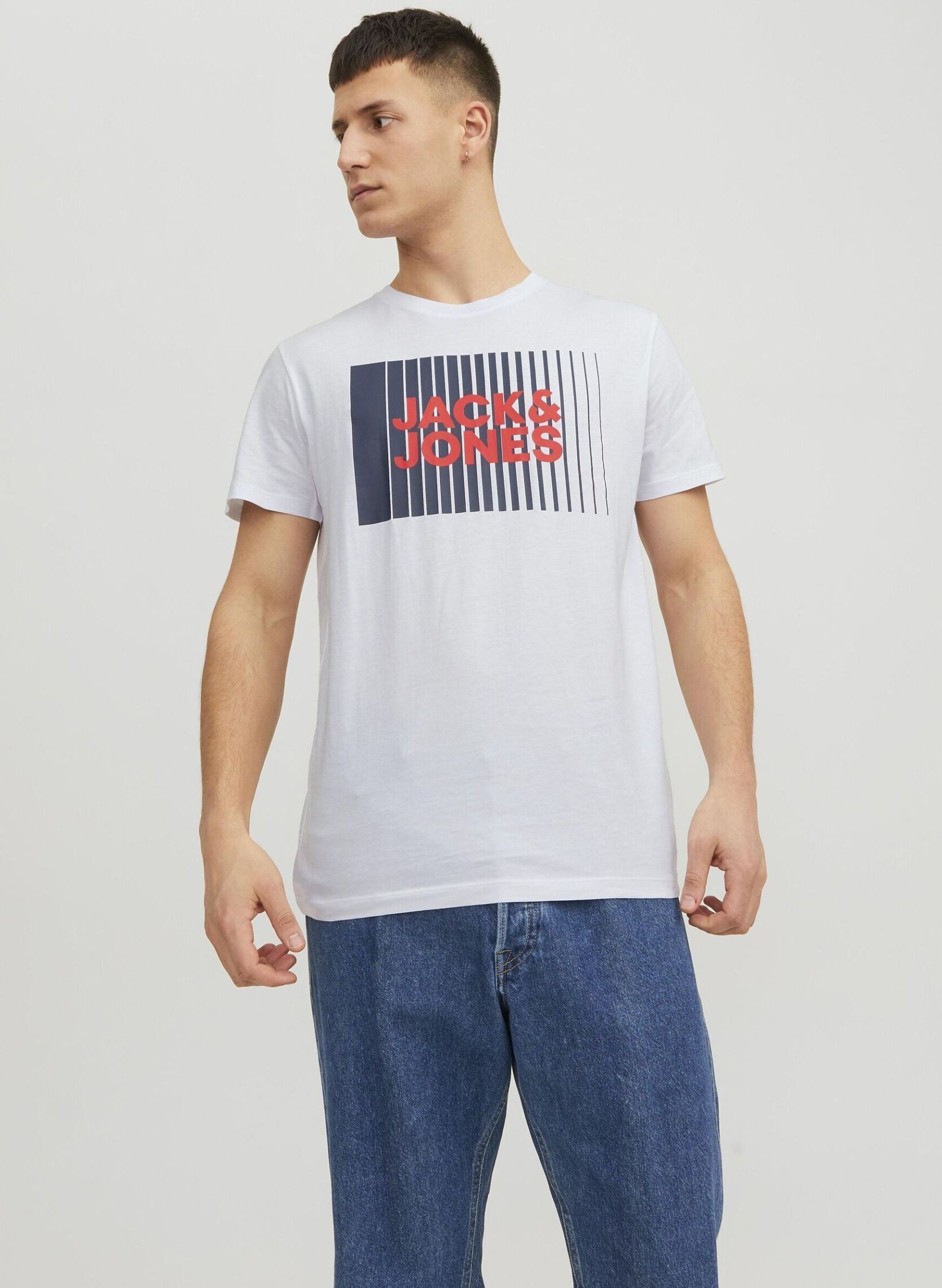 Tee-shirts manches courtes Jjcorp Logo Tee Play SS O-Neck Noos homme blanc Jack & Jones Tee-shirts manches courtes Jjcorp Logo Tee Play SS O-Neck Noos homme blanc WHITE