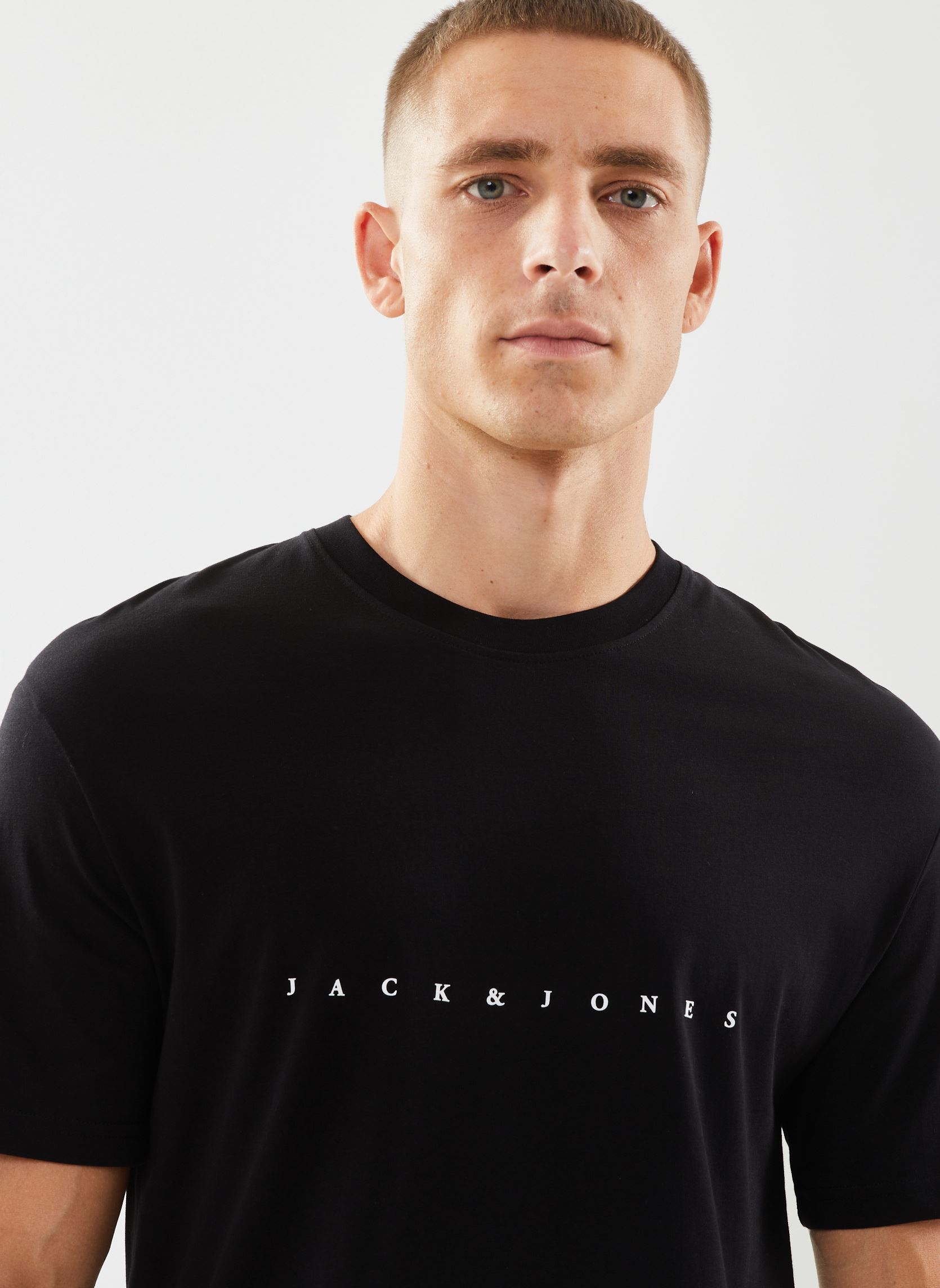 Tee-shirts manches courtes Jjestar JJ Tee SS Noos homme noir Jack & Jones Tee-shirts manches courtes Jjestar JJ Tee SS Noos homme noir BLACK