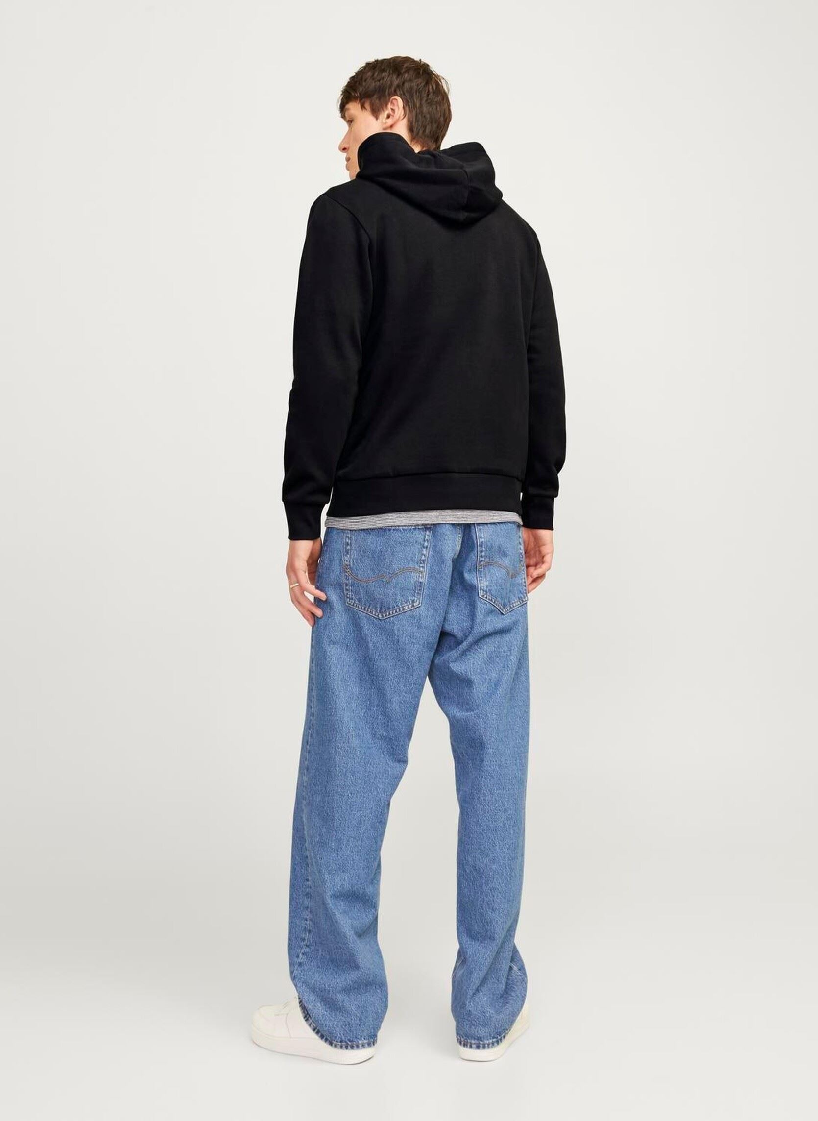 Sweats à capuche Jjecorp Logo Sweat Hood Play Noos homme noir Jack & Jones Sweats à capuche Jjecorp Logo Sweat Hood Play Noos homme noir BLACK