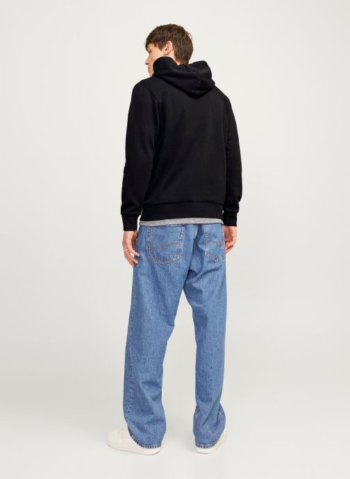 JACK&JONES PLUS JJELEGACY Blocking Sweat Hood NOOS PLS, zwart, 6XL JACK&JONES PLUS JJELEGACY Blocking Sweat Hood NOOS PLS, zwart, 6XL