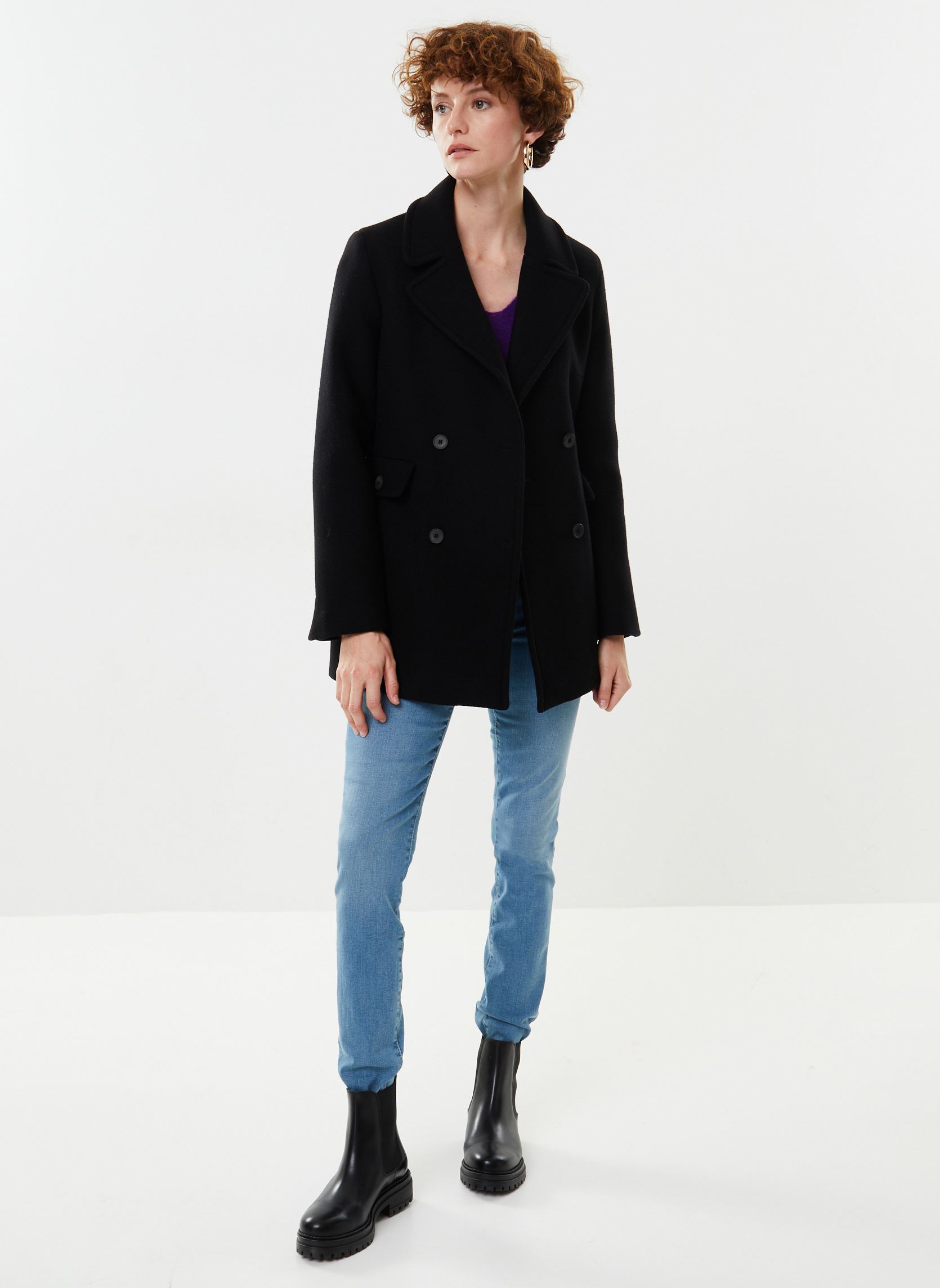 Duffle-coats VERSAILLES laine femme noir Georgia Rose Duffle-coats VERSAILLES laine femme noir NOIR
