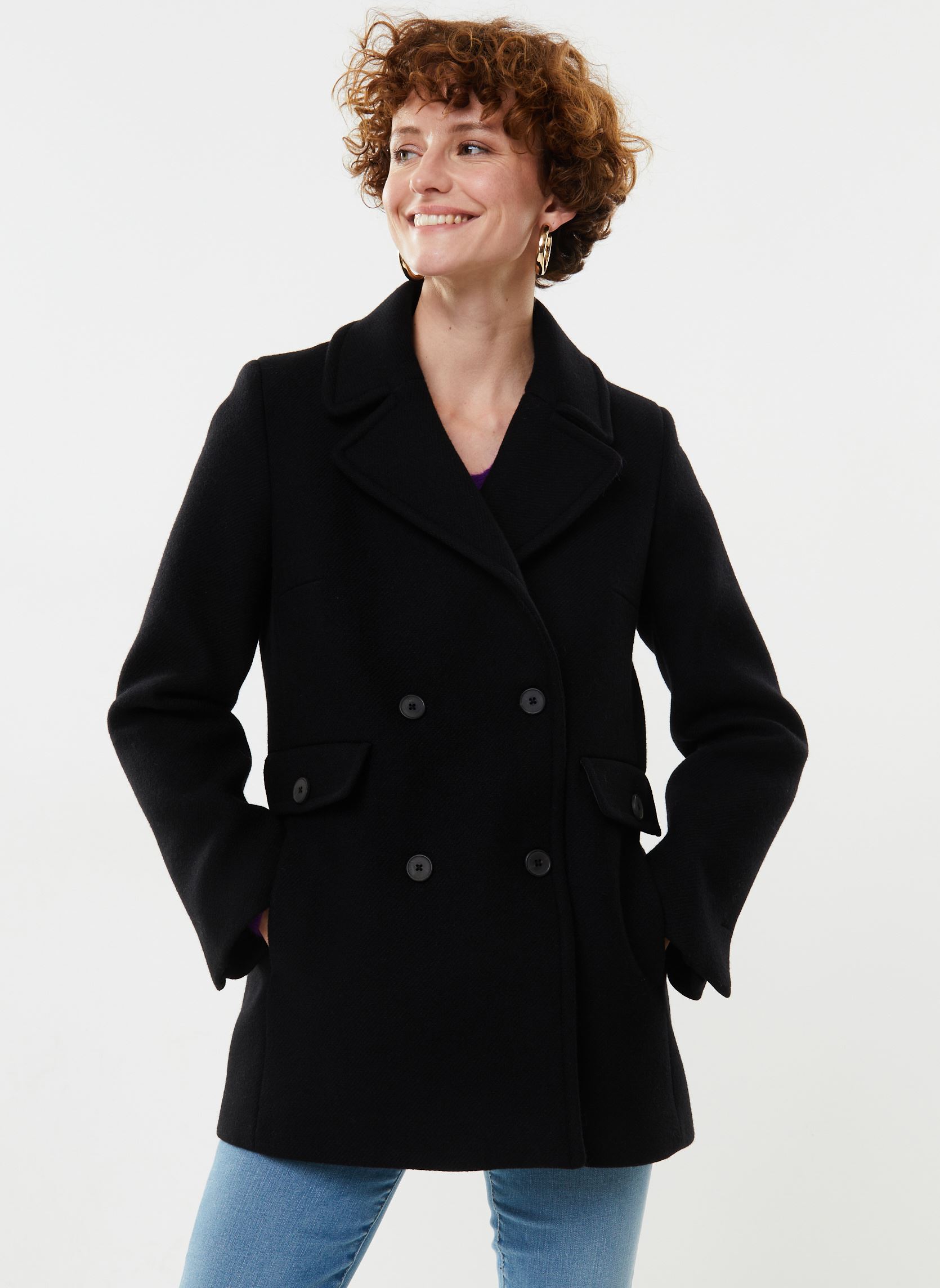 Duffle-coats VERSAILLES laine femme noir Georgia Rose Duffle-coats VERSAILLES laine femme noir NOIR