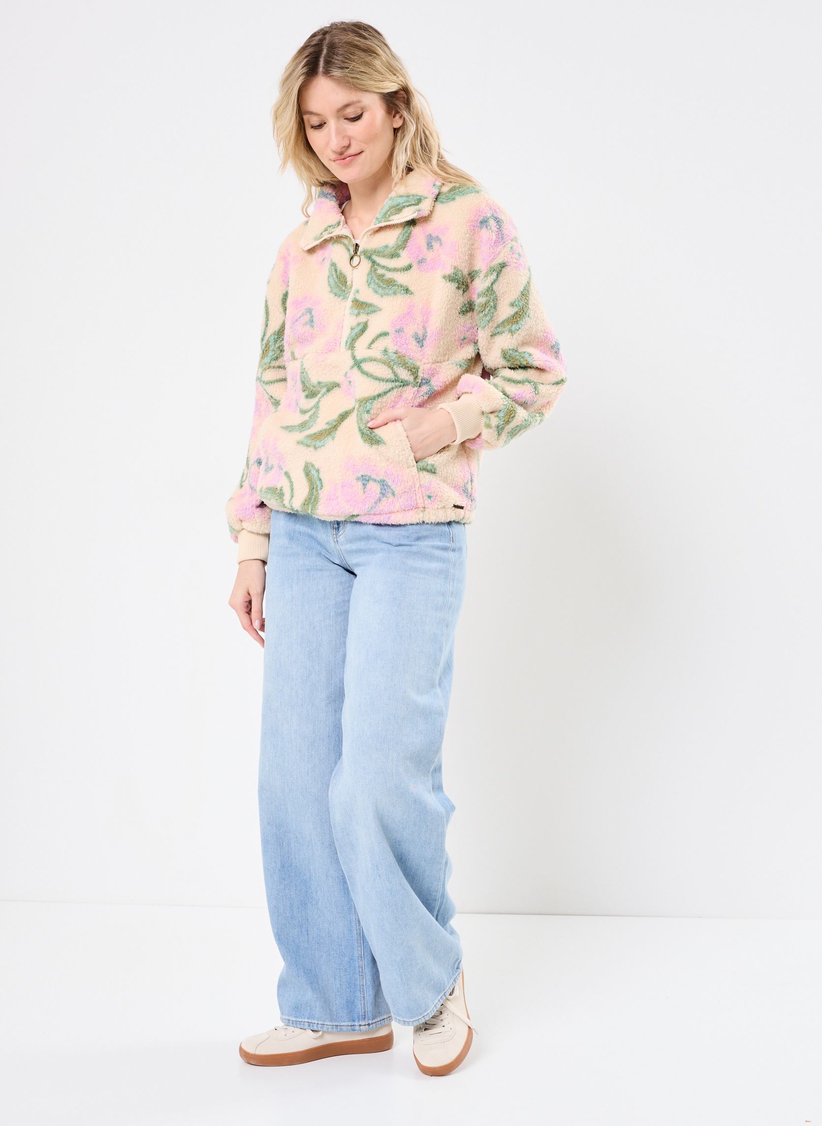 Pulls polaire Time Off femme multicolore Billabong Pulls polaire Time Off femme multicolore MULTI