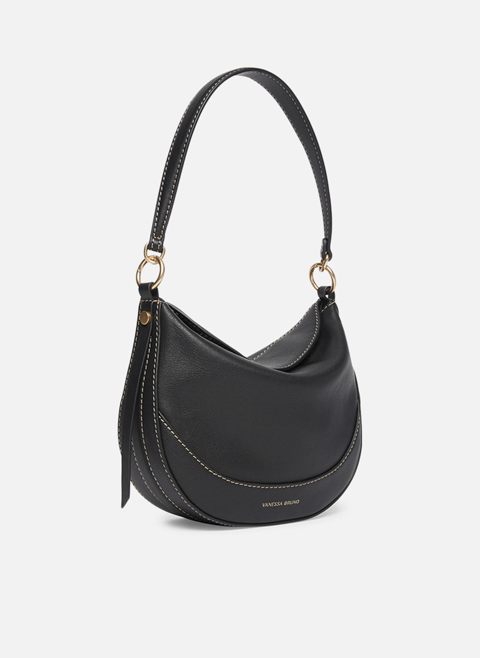 Umhängetaschen Sac A Main Nano En Cuir Lisse damen schwarz Vanessa Bruno Umhängetaschen Sac A Main Nano En Cuir Lisse damen schwarz NOIR