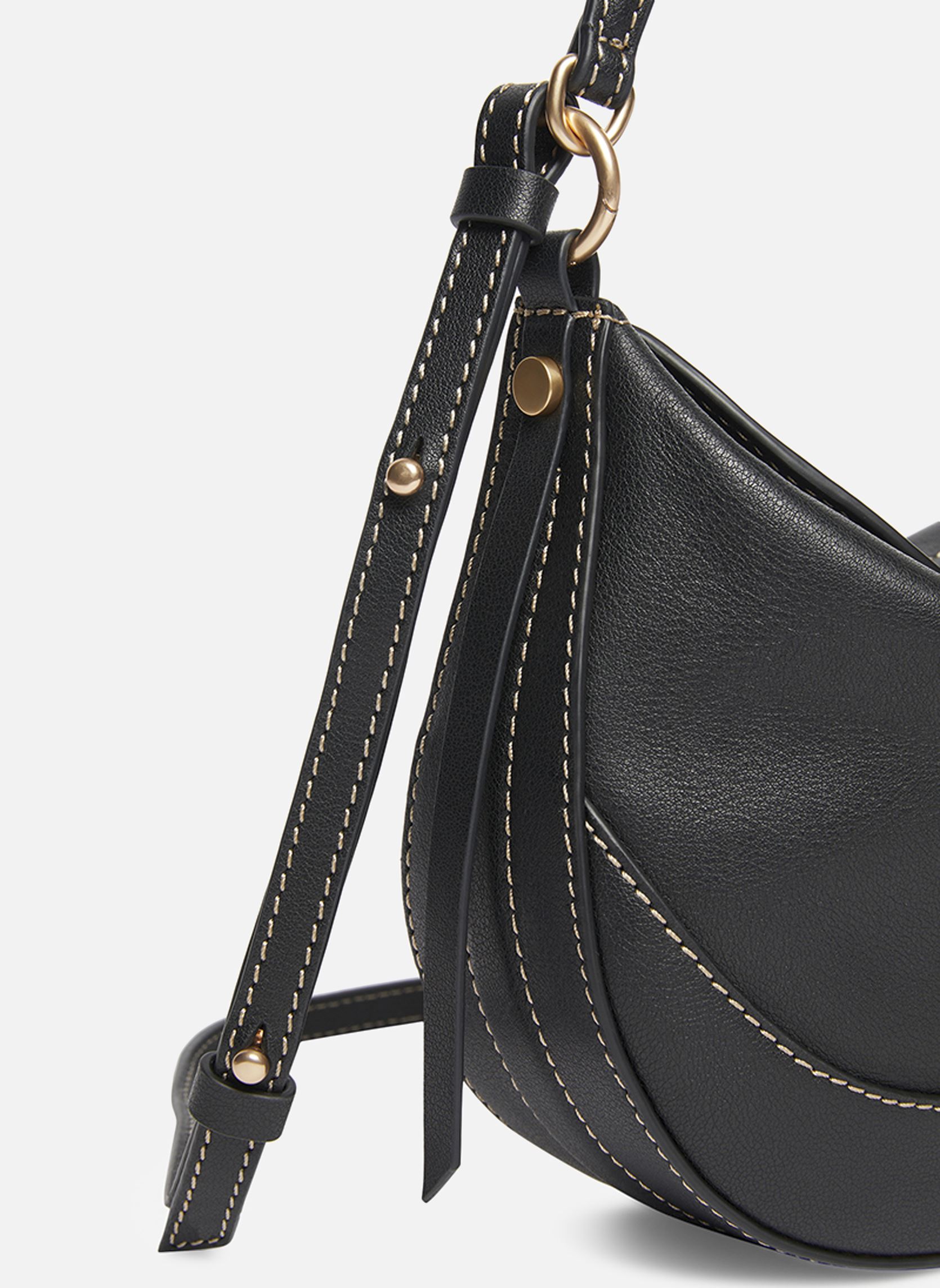 Umhängetaschen Sac A Main Nano En Cuir Lisse damen schwarz Vanessa Bruno Umhängetaschen Sac A Main Nano En Cuir Lisse damen schwarz NOIR