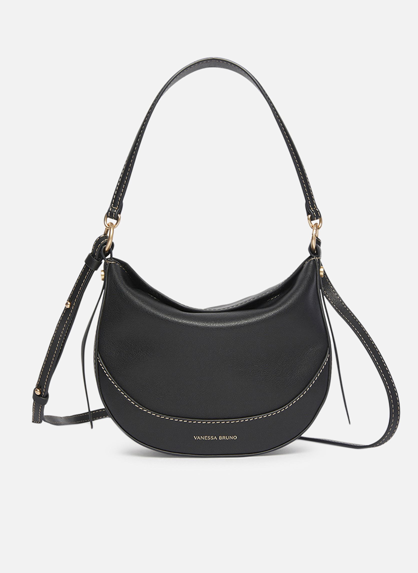 Umhängetaschen Sac A Main Nano En Cuir Lisse damen schwarz Vanessa Bruno Umhängetaschen Sac A Main Nano En Cuir Lisse damen schwarz NOIR