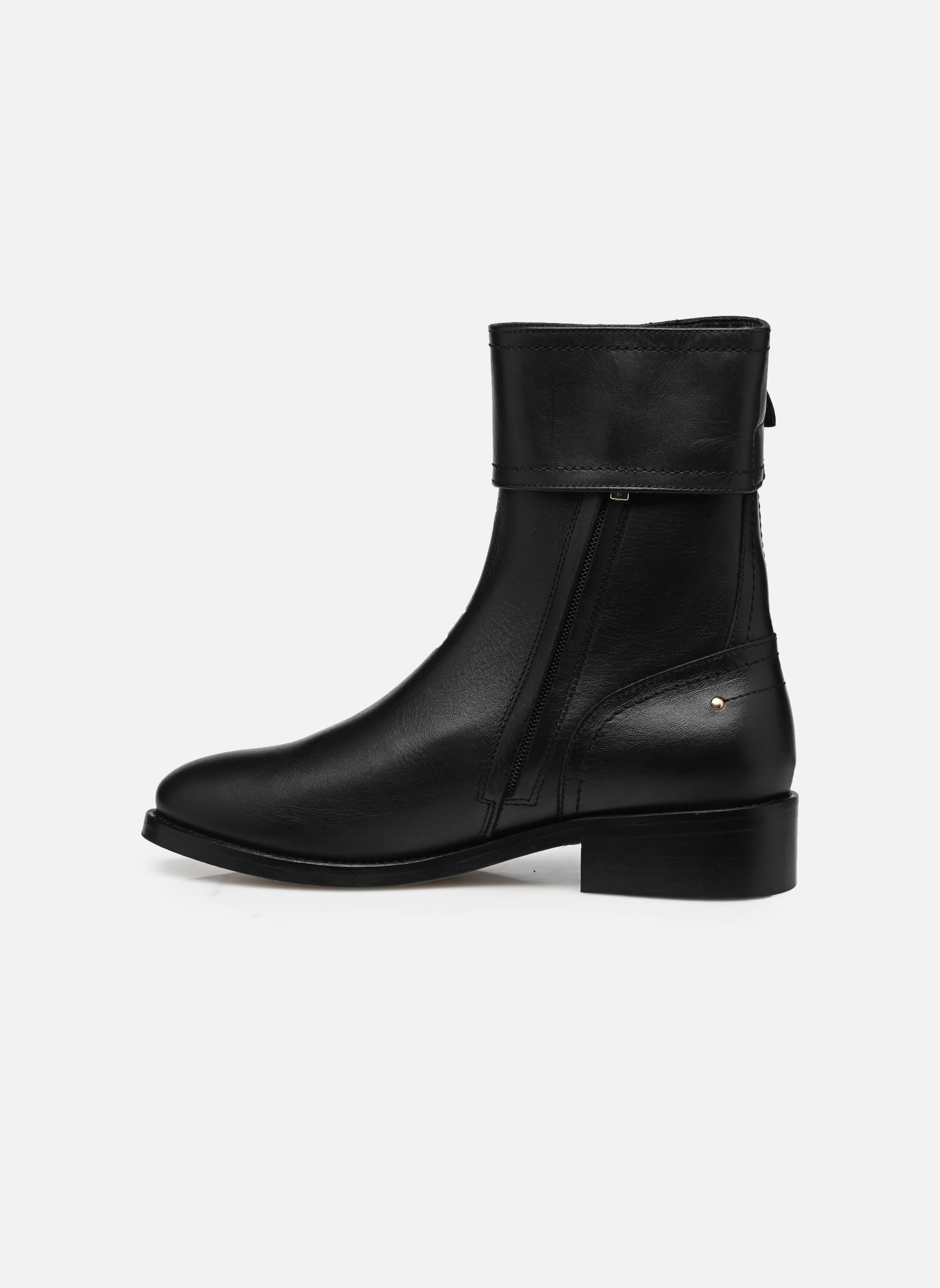 Bottines et boots Bottine Motarde femme noir Vanessa Bruno Bottines et boots Bottine Motarde femme noir NOIR