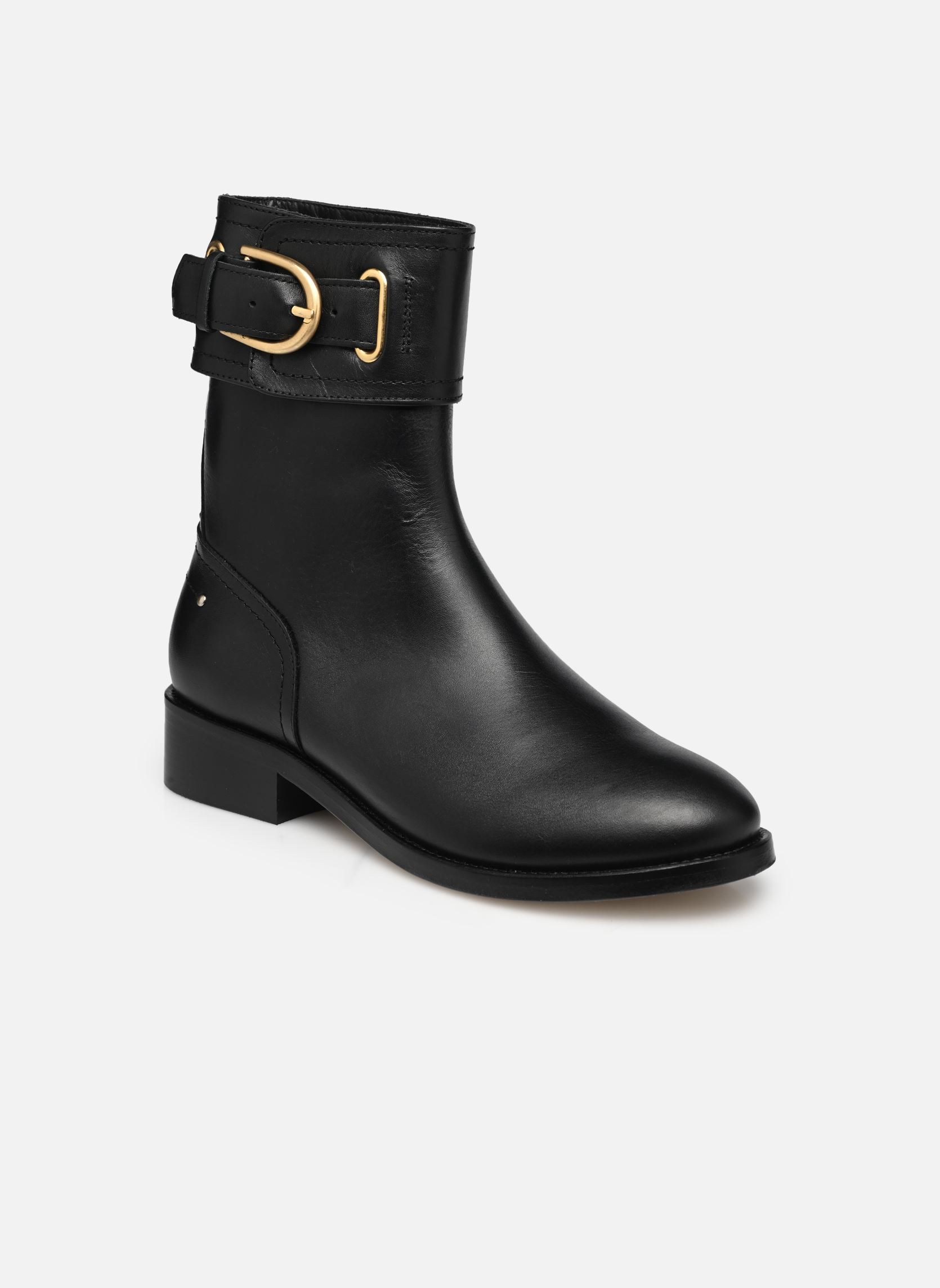 Bottines et boots Bottine Motarde femme noir Vanessa Bruno Bottines et boots Bottine Motarde femme noir NOIR