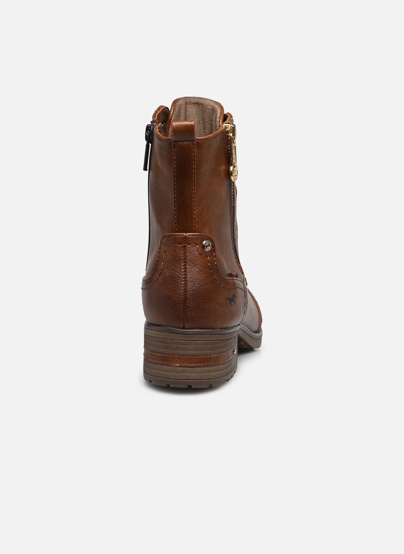 Botines con cordones Glidie mujer marrón Mustang shoes Botines con cordones Glidie mujer marrón Brandy