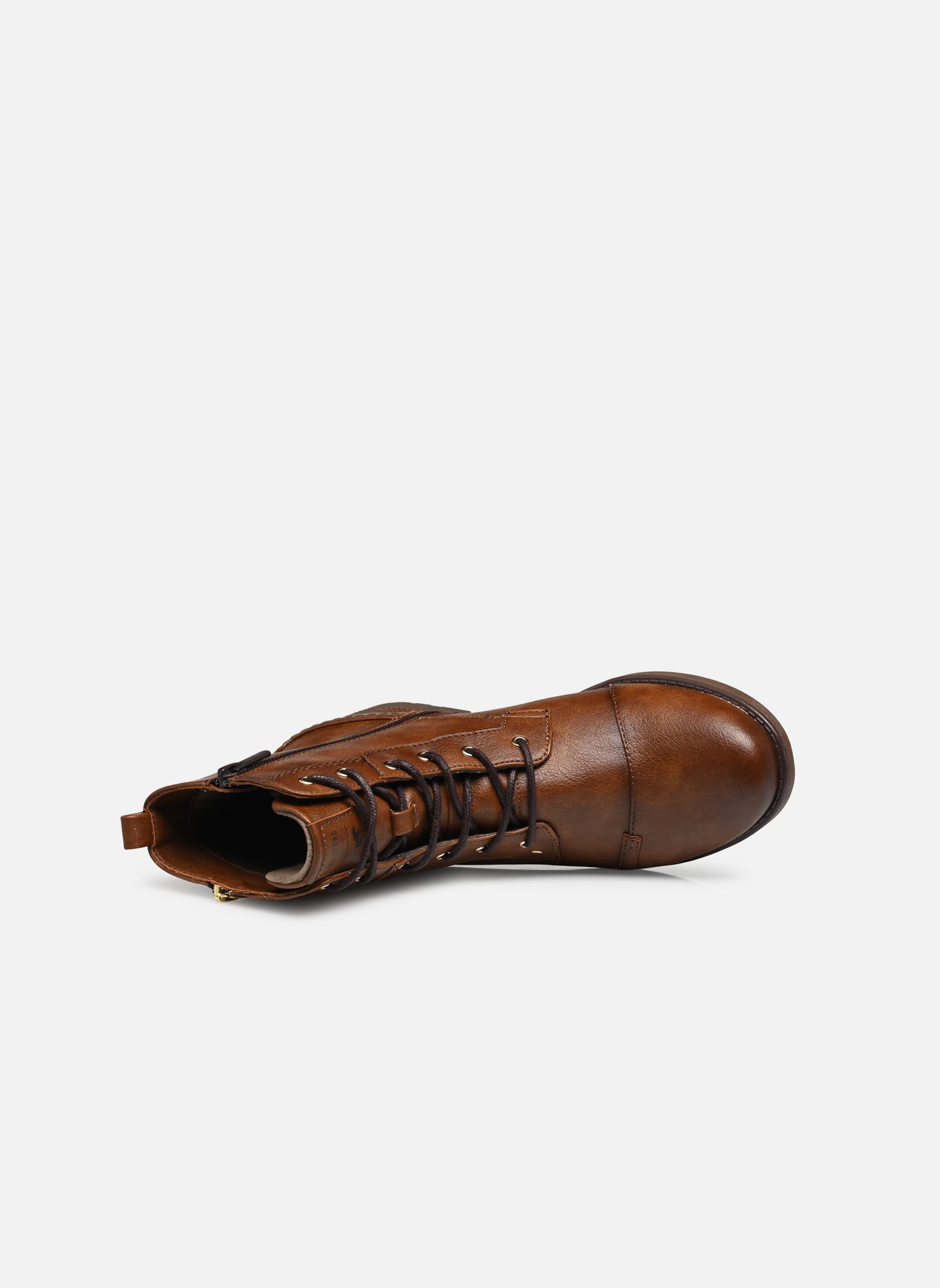Botines con cordones Glidie mujer marrón Mustang shoes Botines con cordones Glidie mujer marrón Brandy