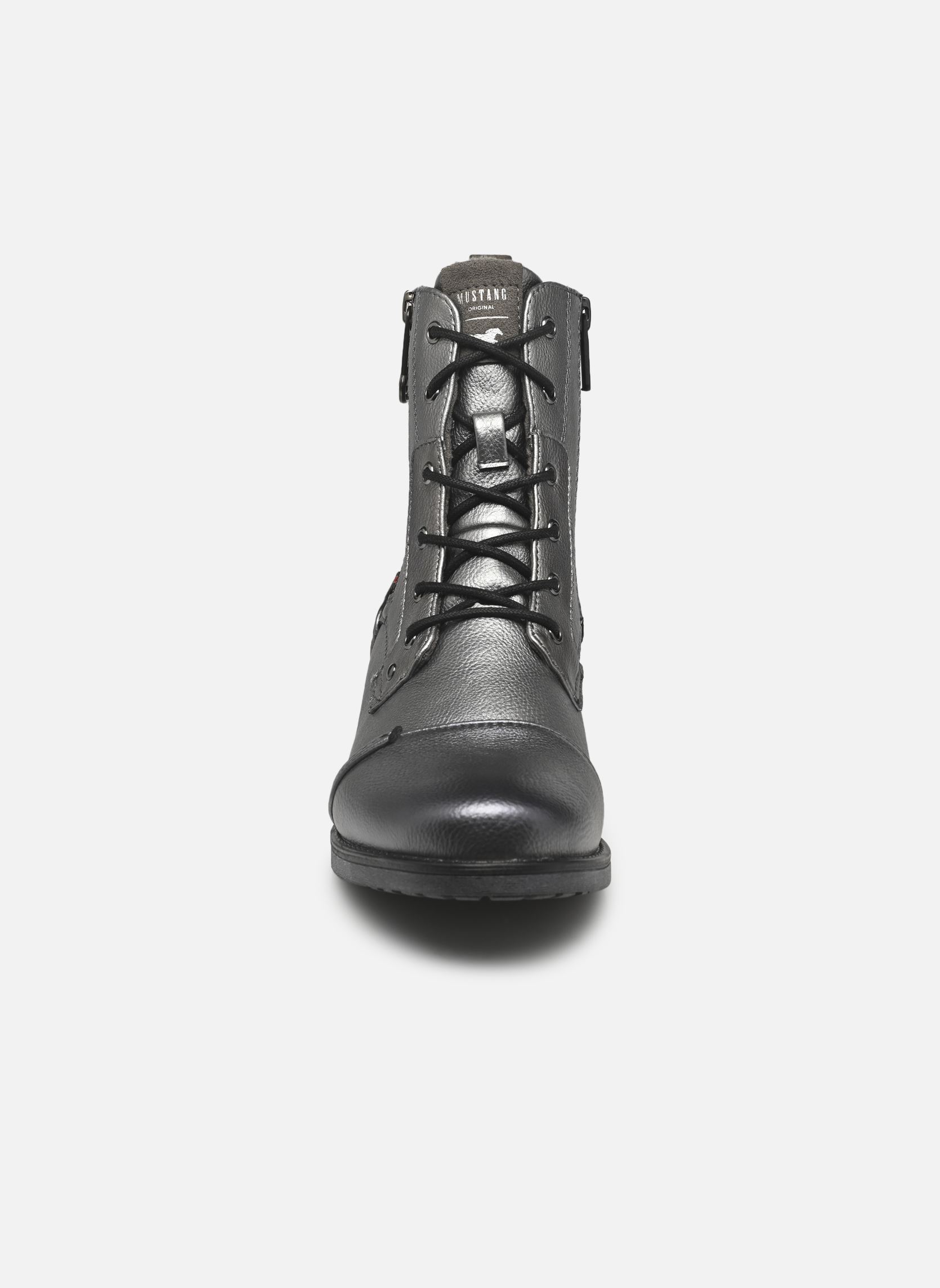 Bottines à lacets Glidie femme argent Mustang shoes Bottines à lacets Glidie femme argent Silber