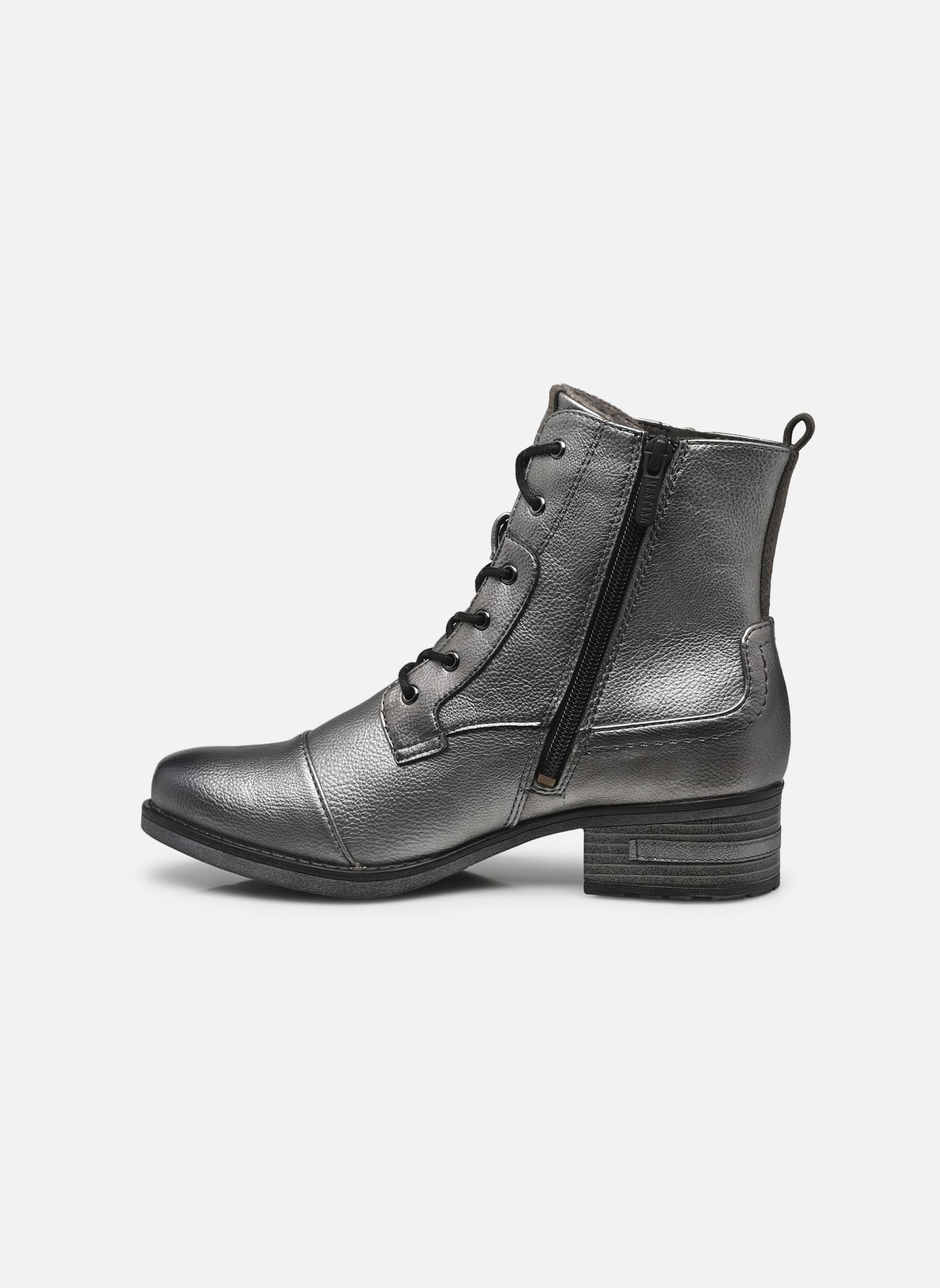 Bottines à lacets Glidie femme argent Mustang shoes Bottines à lacets Glidie femme argent Silber