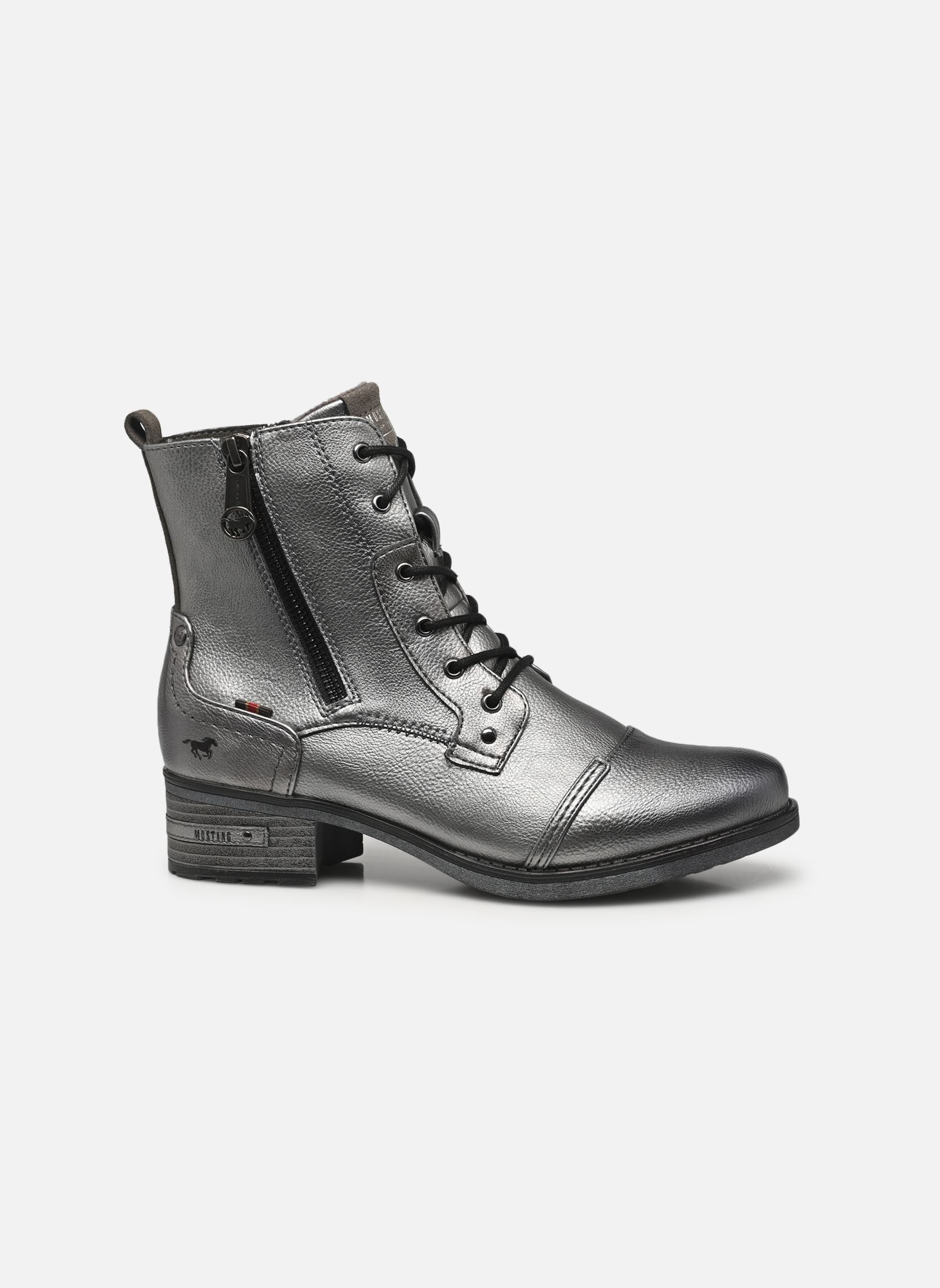 Bottines à lacets Glidie femme argent Mustang shoes Bottines à lacets Glidie femme argent Silber