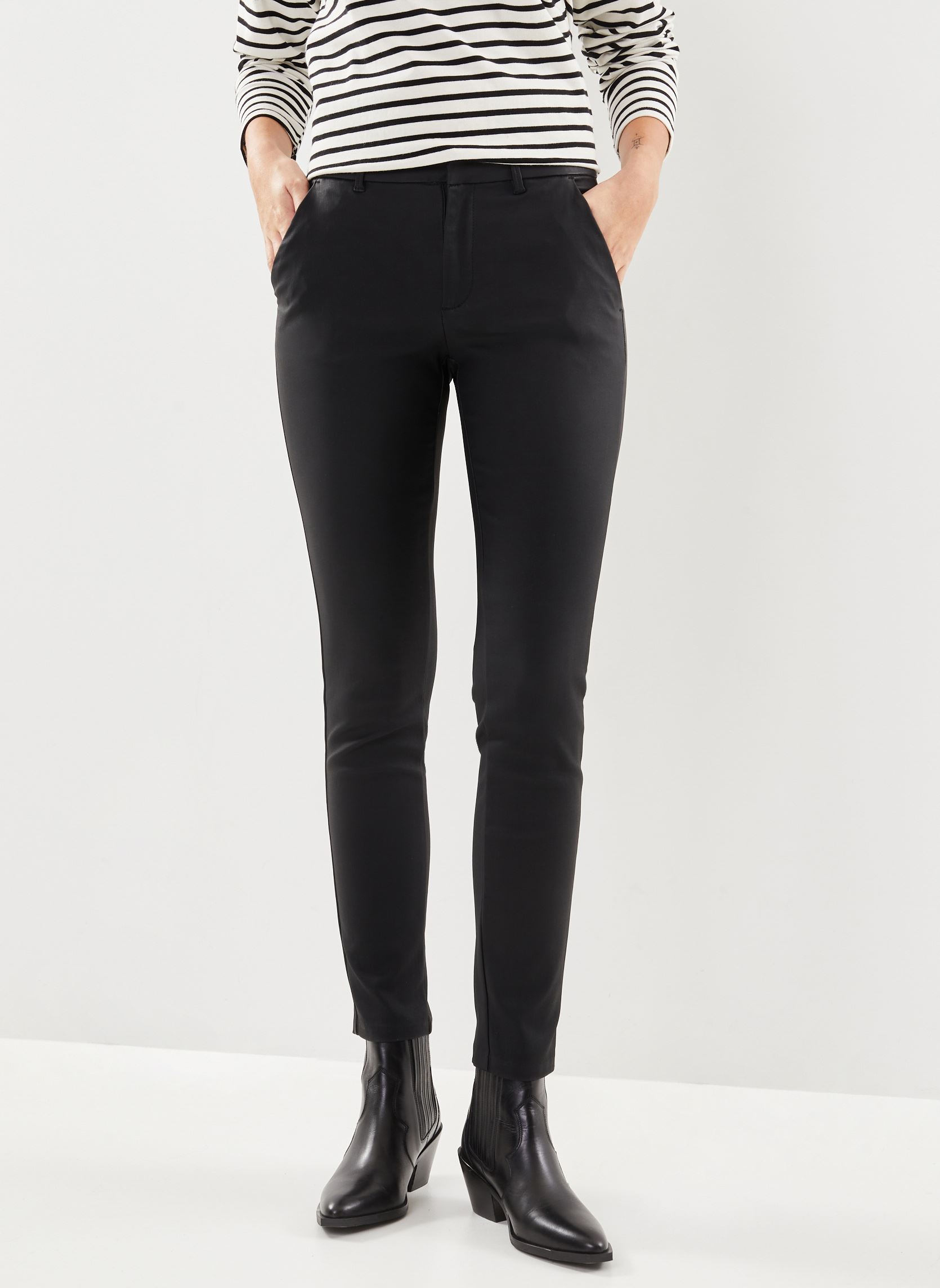 Vêtements Vero Moda Vmleah Mr Classic Coated Pant pour Accessoires