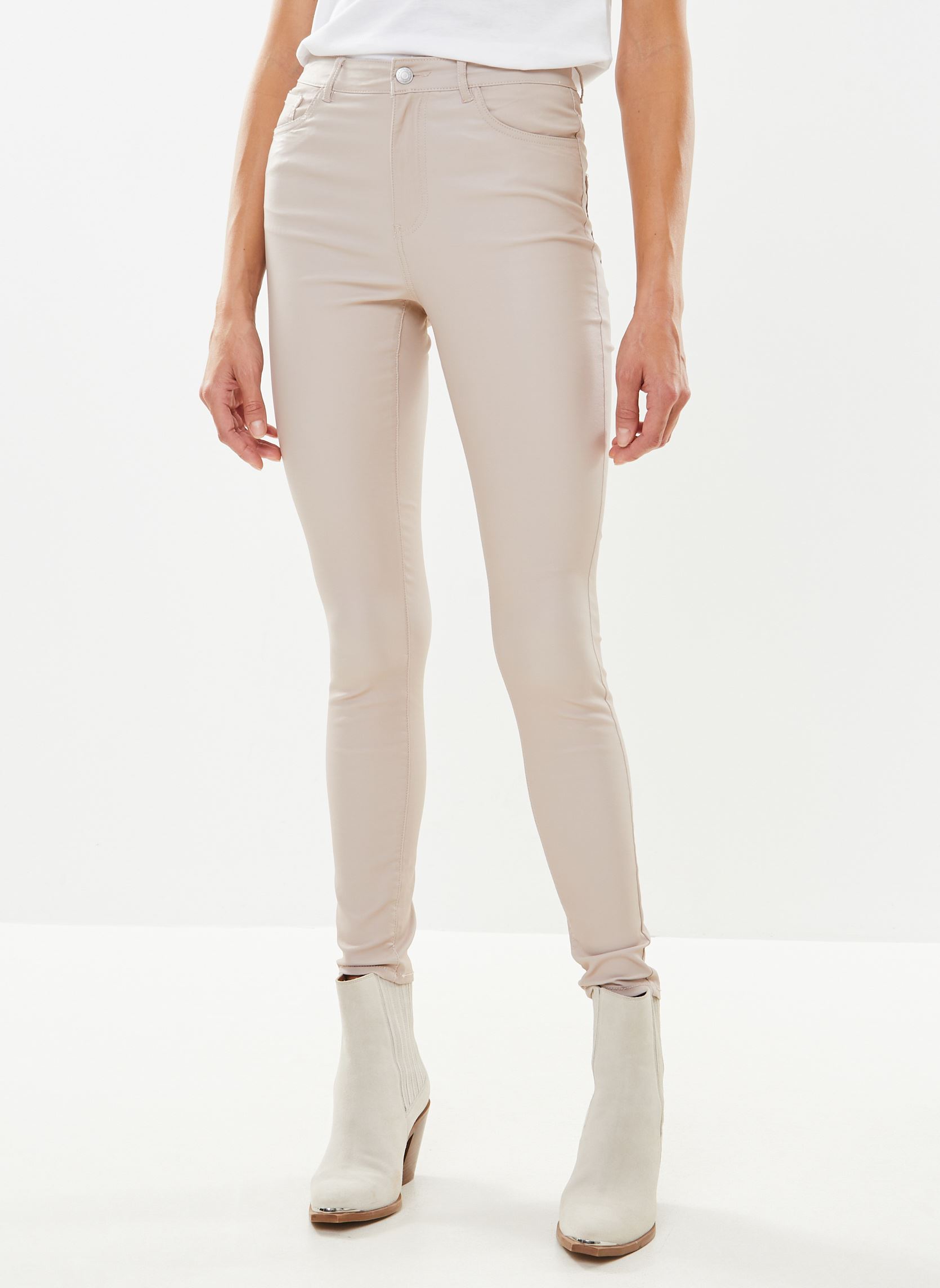 Vêtements Vero Moda Vmsophia Hr Skinny Coated Pants Noos pour Accessoires
