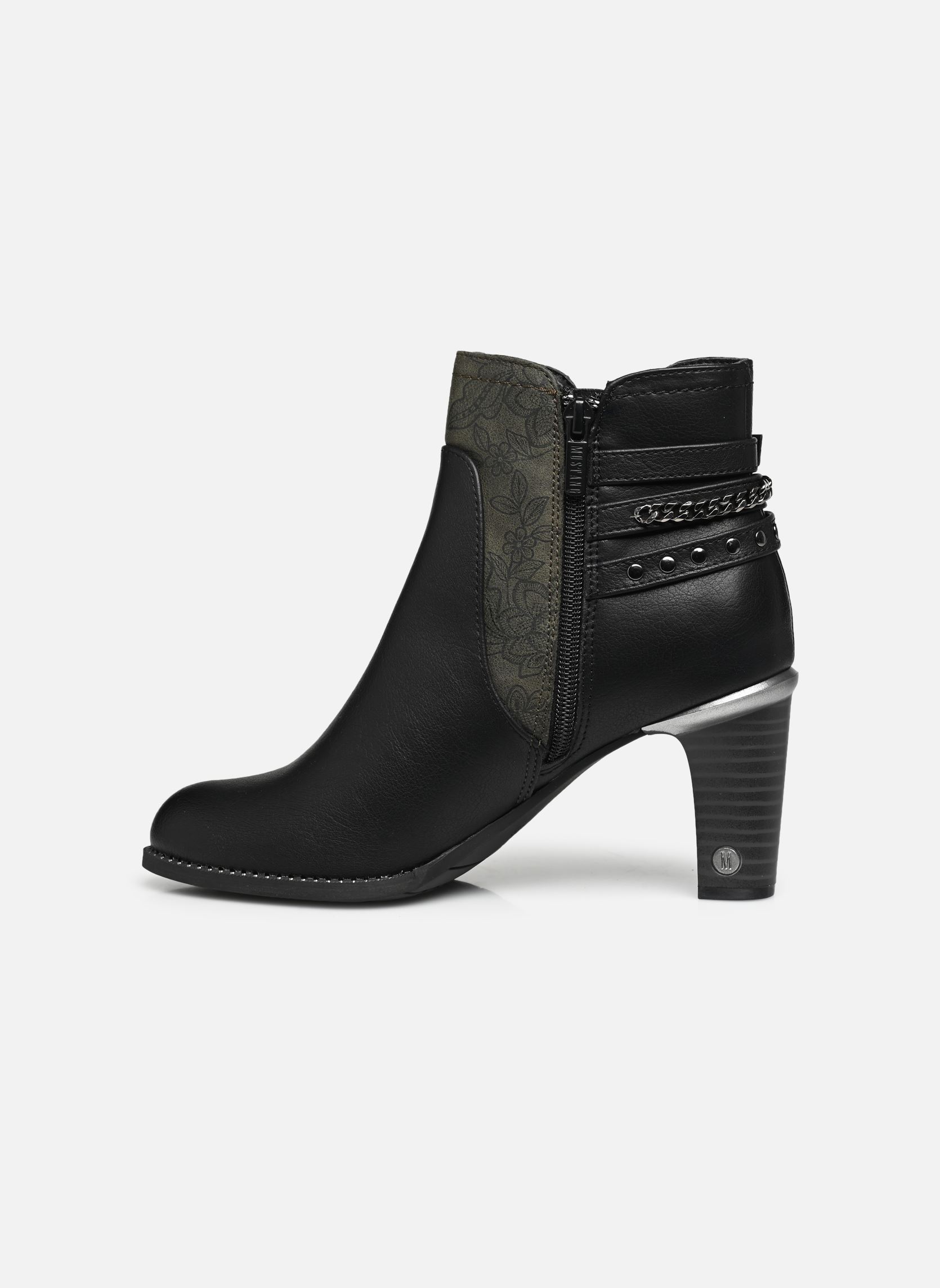 Stiefeletten und Stiefel Katia damen schwarz Mustang shoes Stiefeletten und Stiefel Katia damen schwarz Schwarz/Gruen