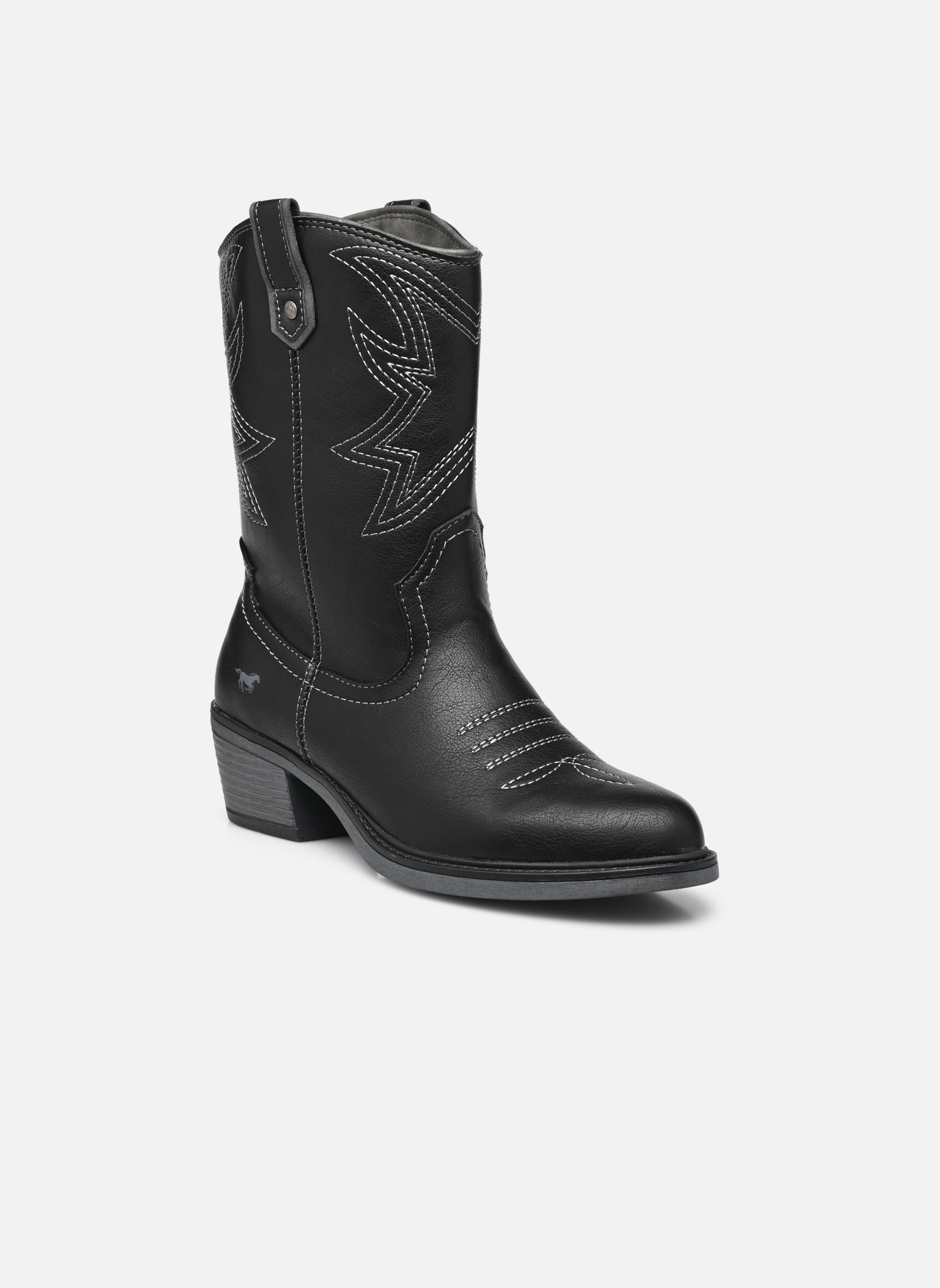Botines tipo vaquero Kilo mujer negro Mustang shoes Botines tipo vaquero Kilo mujer negro Schwarz
