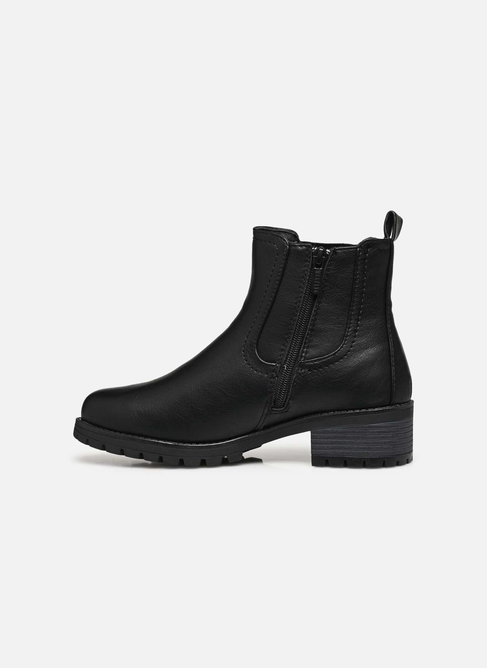 Enkellaarzen en boots Kol dames zwart Mustang shoes Enkellaarzen en boots Kol dames zwart Schwarz