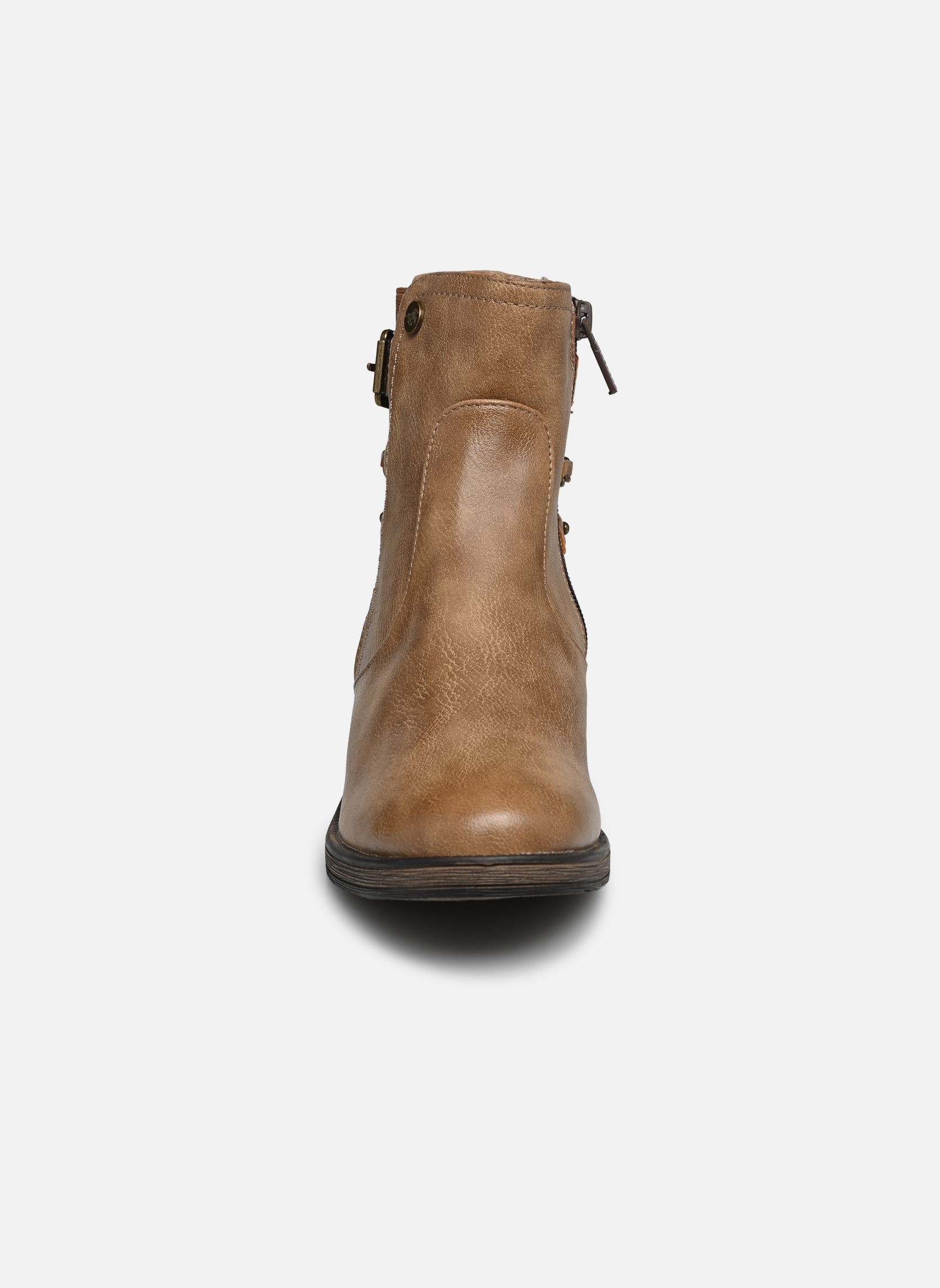 Enkellaarzen en boots Kaie dames bruin Mustang shoes Enkellaarzen en boots Kaie dames bruin Taupe