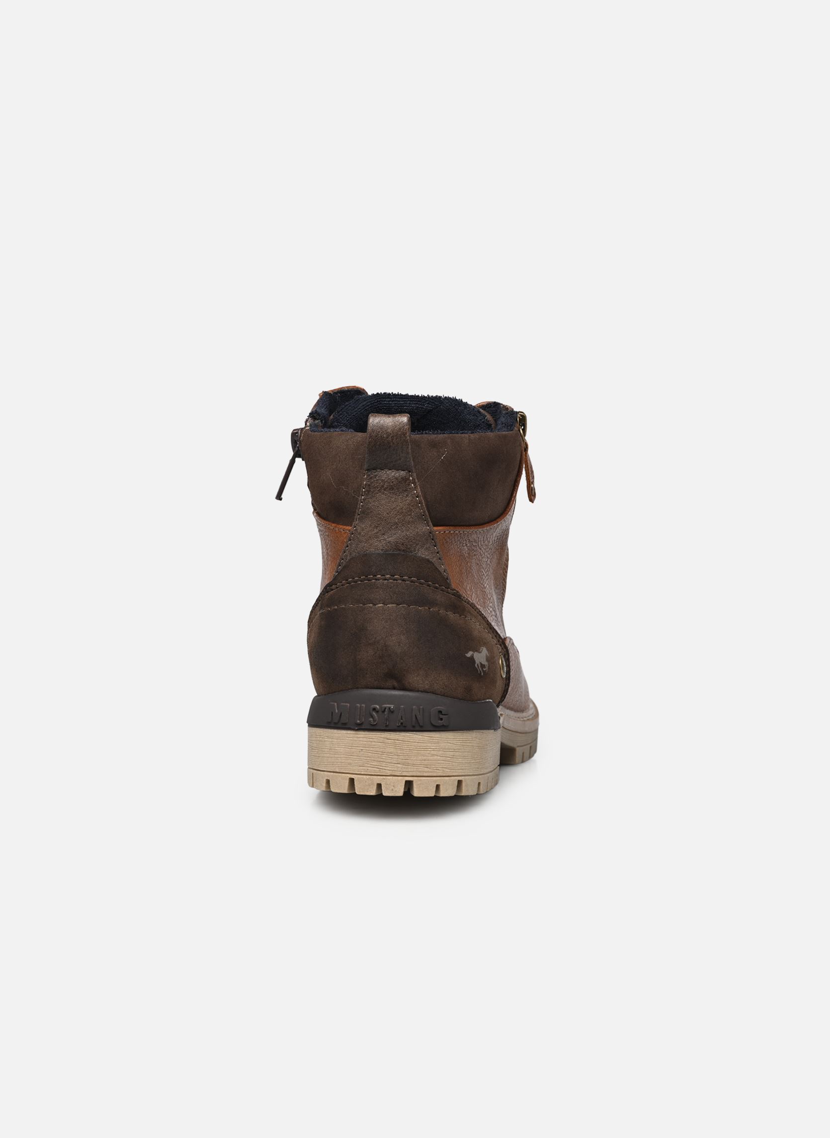 Bottines à lacets Just homme marron Mustang shoes Bottines à lacets Just homme marron Cognac