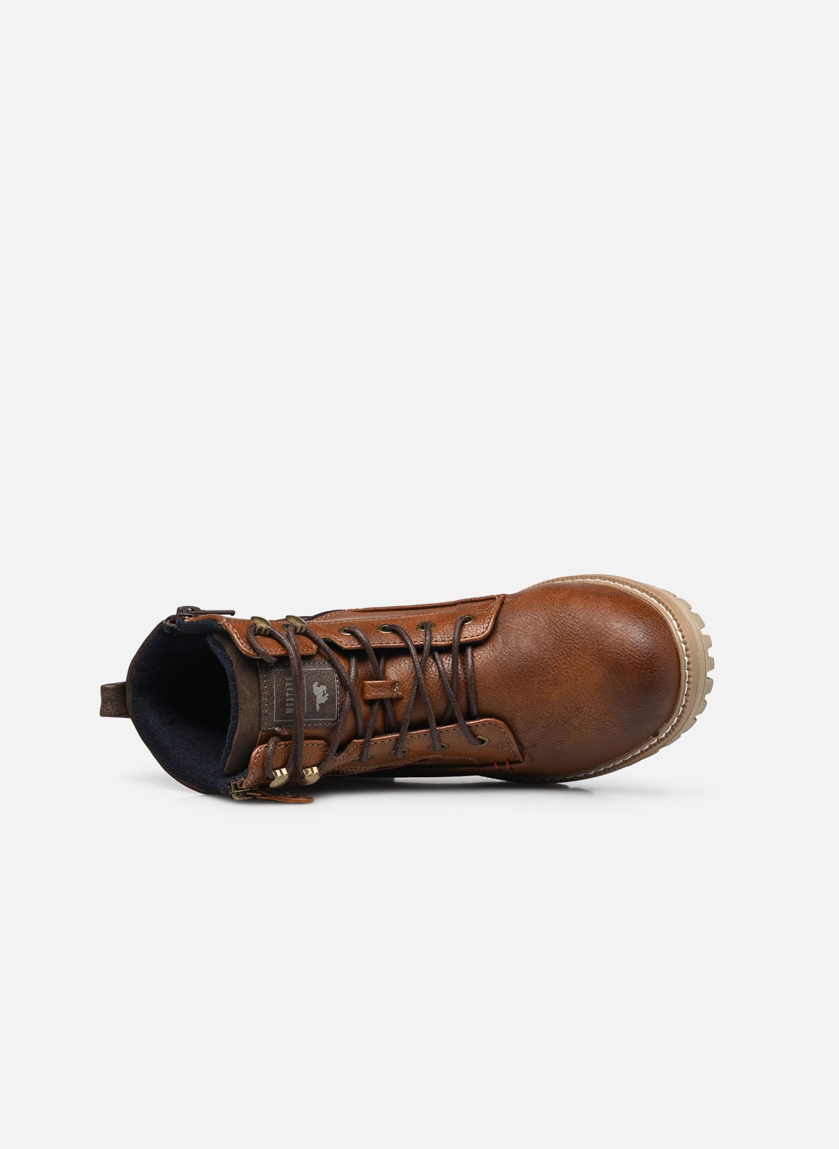 Bottines à lacets Just homme marron Mustang shoes Bottines à lacets Just homme marron Cognac