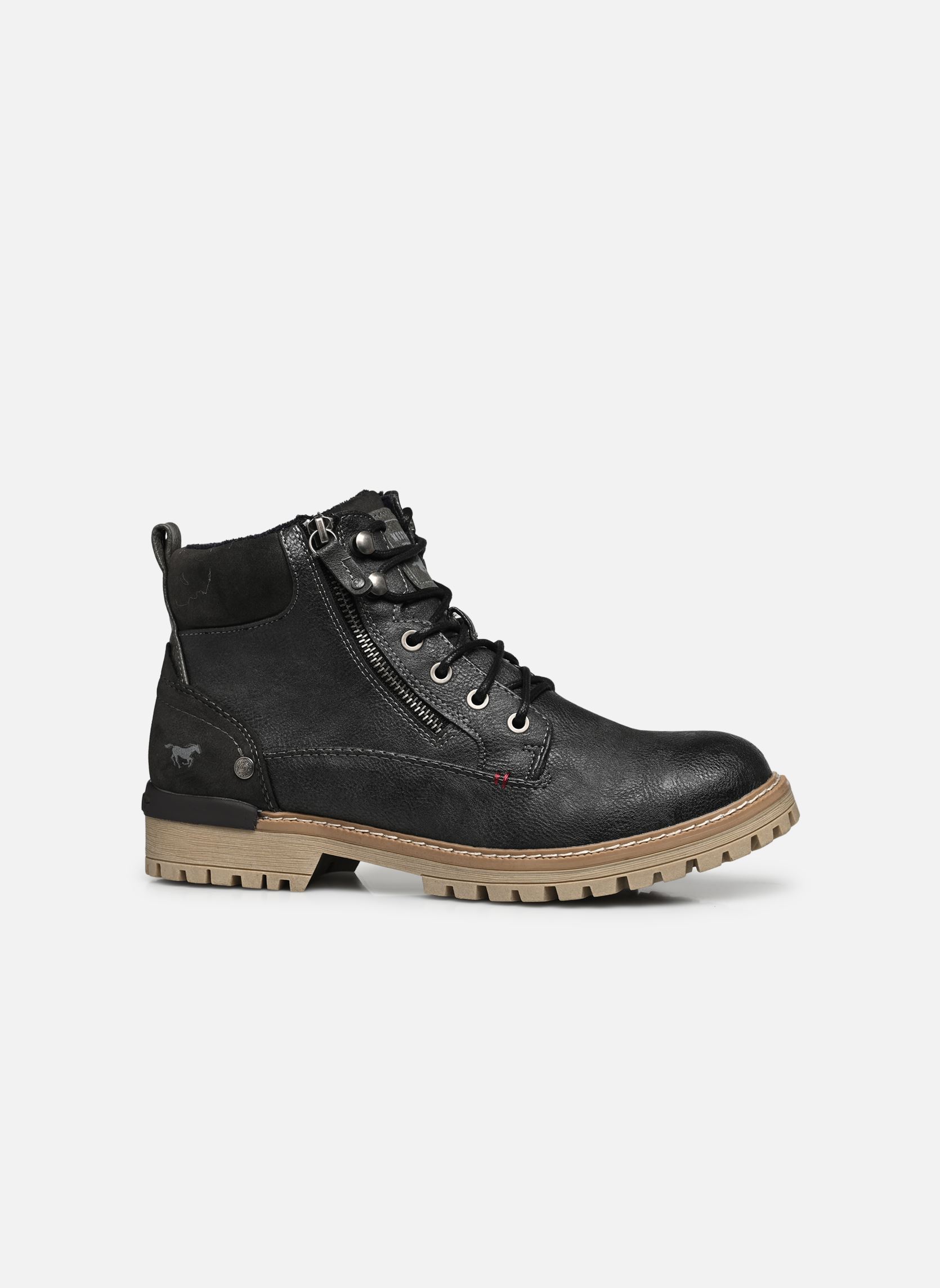Bottines à lacets Just homme gris Mustang shoes Bottines à lacets Just homme gris Graphit