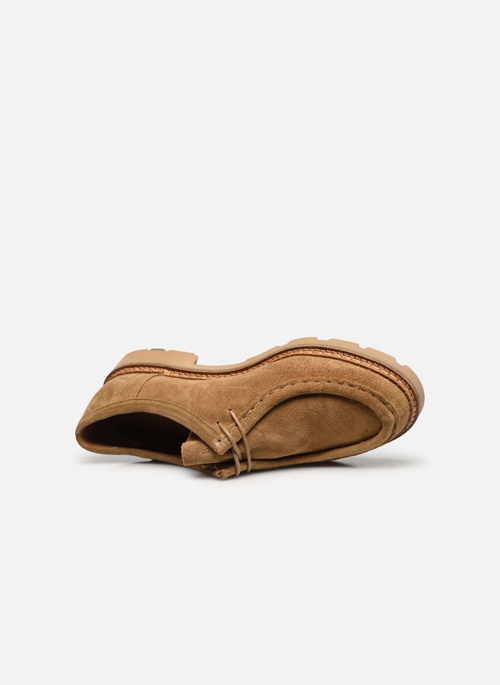 Derby schoenen Macho heren bruin Pellet Derby schoenen Macho heren bruin VELOURS DATE . MIEL
