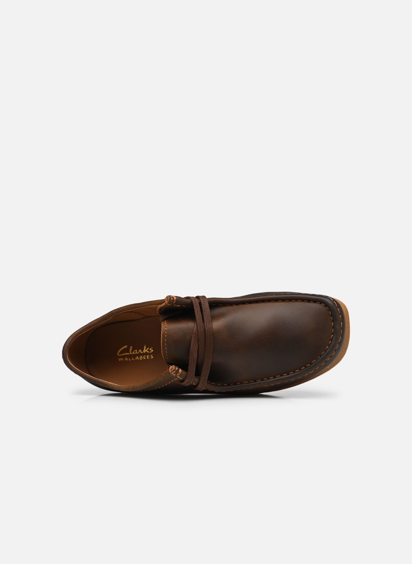 Derbys WallabeeEVO herren braun Clarks Derbys WallabeeEVO herren braun BEESWAX