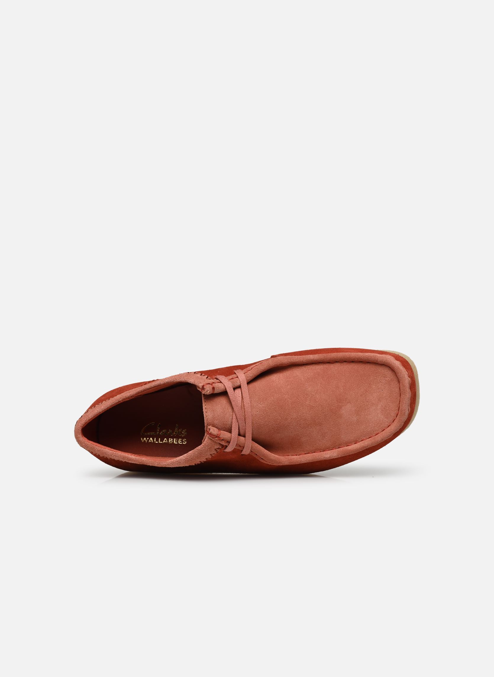 Derbys WallabeeEVO herren rot Clarks Derbys WallabeeEVO herren rot TERRACOTTA SDE