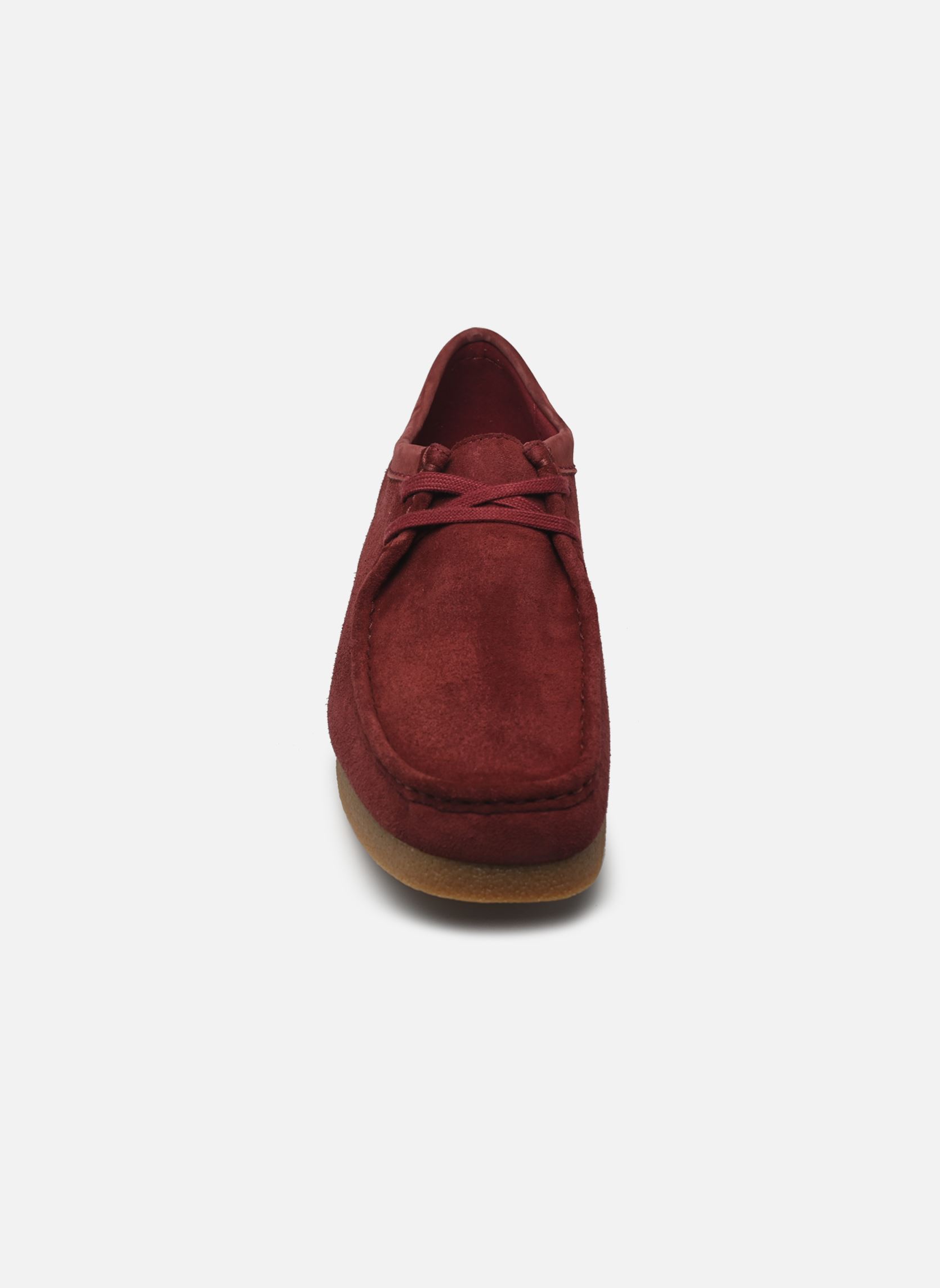 Derbys WallabeeEVO herren bordeaux Clarks Derbys WallabeeEVO herren bordeaux BURGUNDY SUEDE