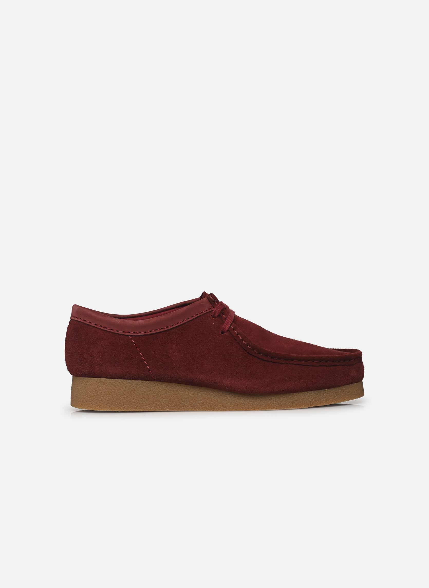 Derbys WallabeeEVO herren bordeaux Clarks Derbys WallabeeEVO herren bordeaux BURGUNDY SUEDE