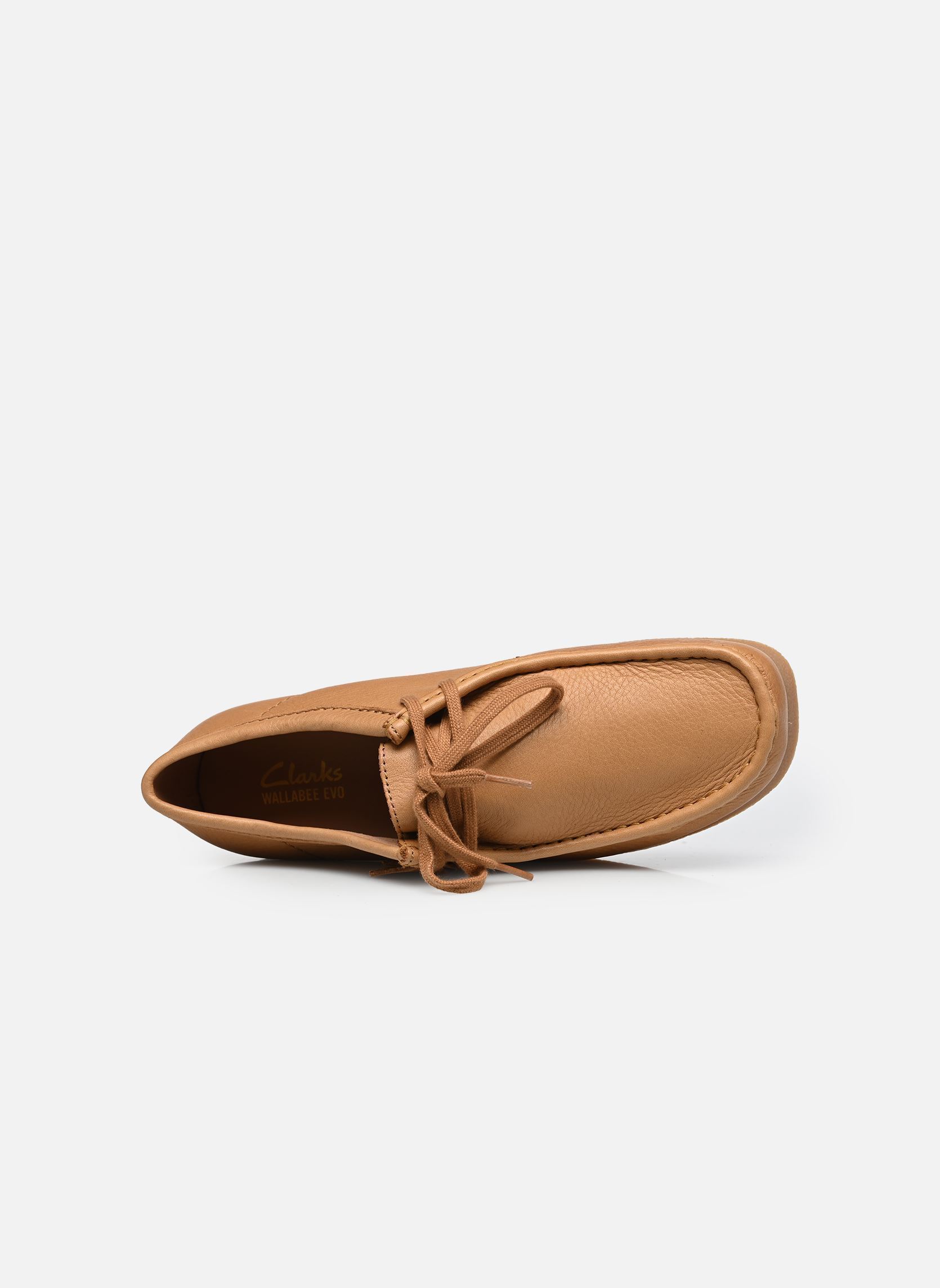 Derby schoenen WallabeeEVO heren bruin Clarks Derby schoenen WallabeeEVO heren bruin TAN LEATHER