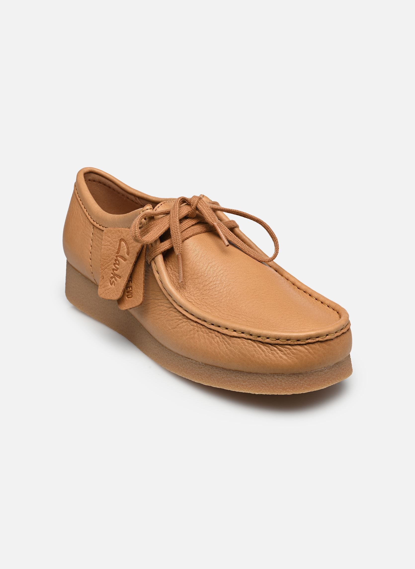 Mocassins Clarks Baskets en cuir Wallabee Evo - vue 2