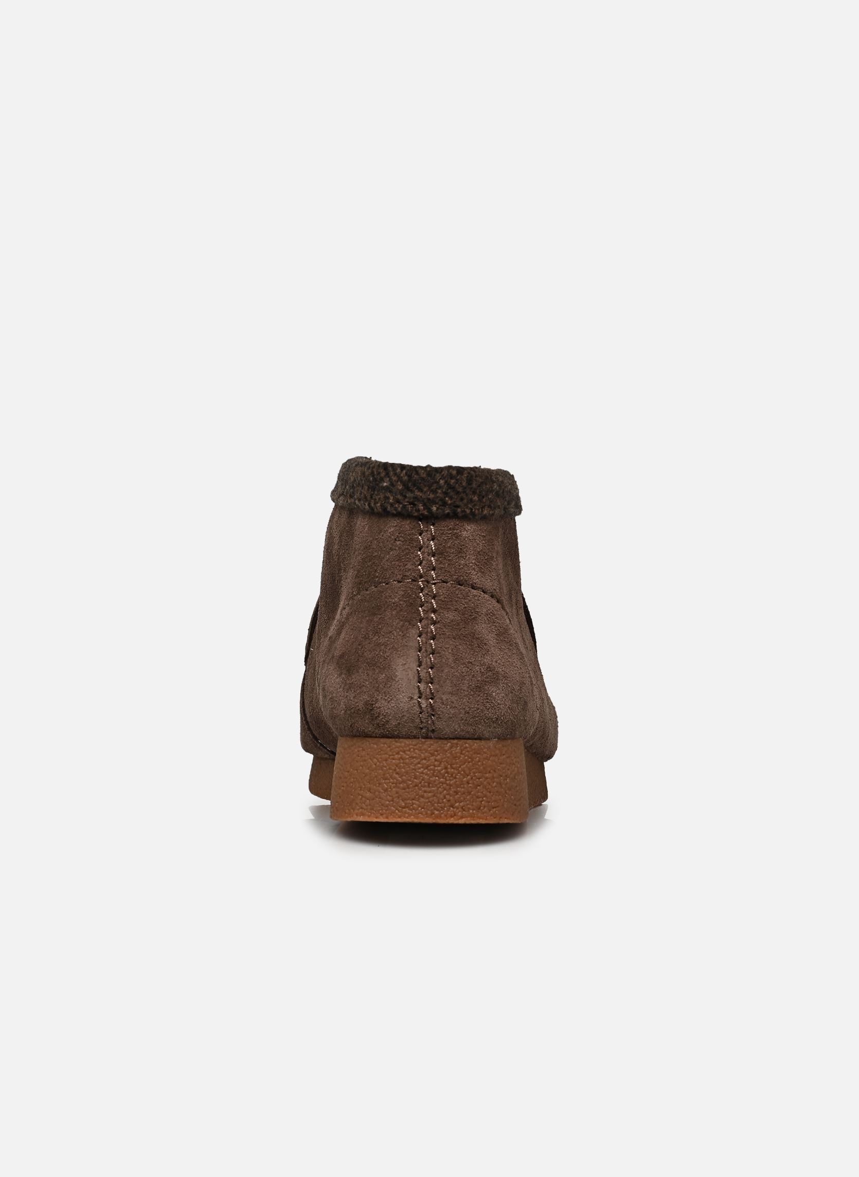 Enkellaarzen en laarzen WallabeeEVO BT heren bruin Clarks Enkellaarzen en laarzen WallabeeEVO BT heren bruin BROWN COMBI