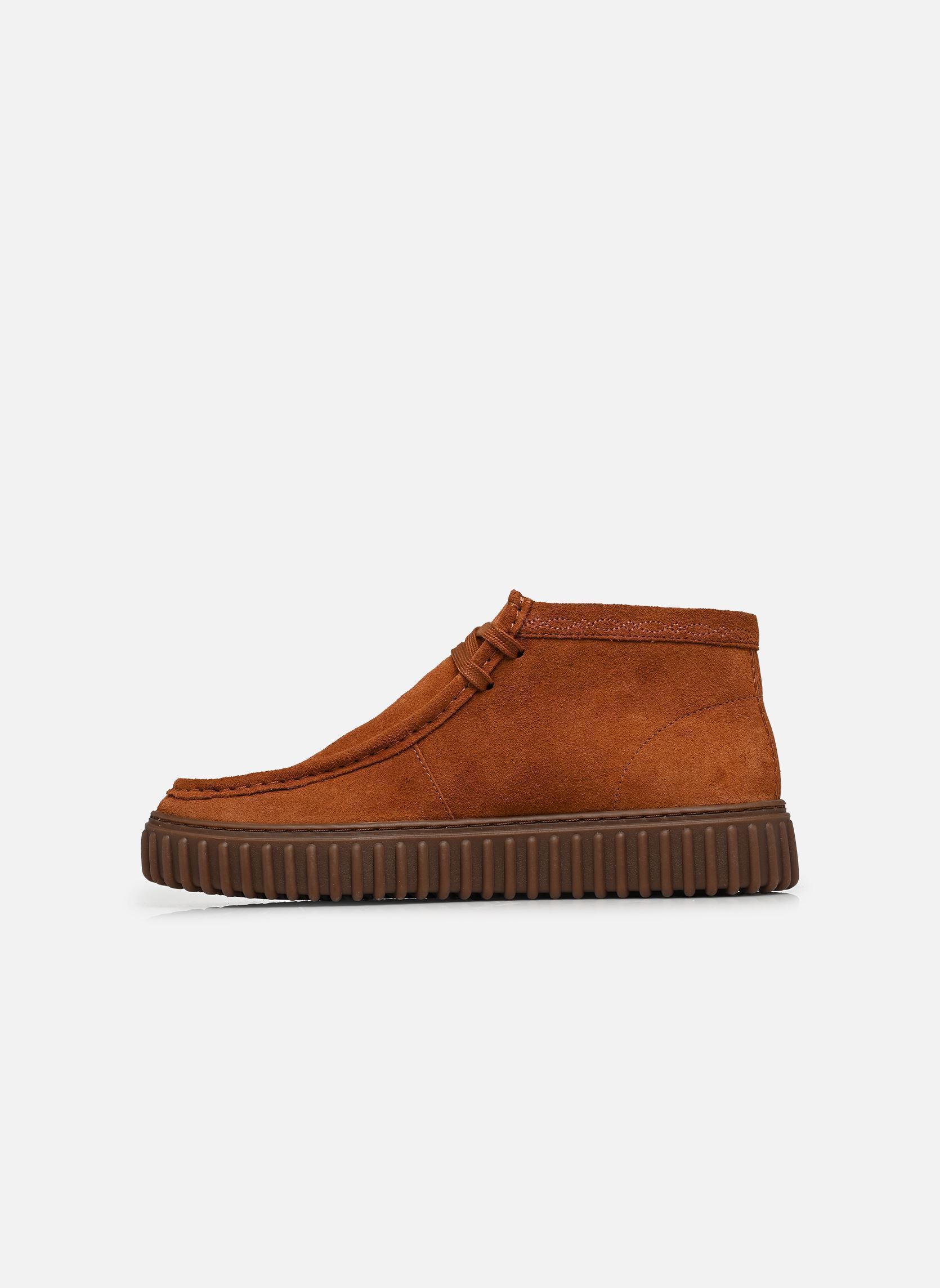 Bottines à lacets Torhill Hi homme marron Clarks Bottines à lacets Torhill Hi homme marron GINGER SUEDE