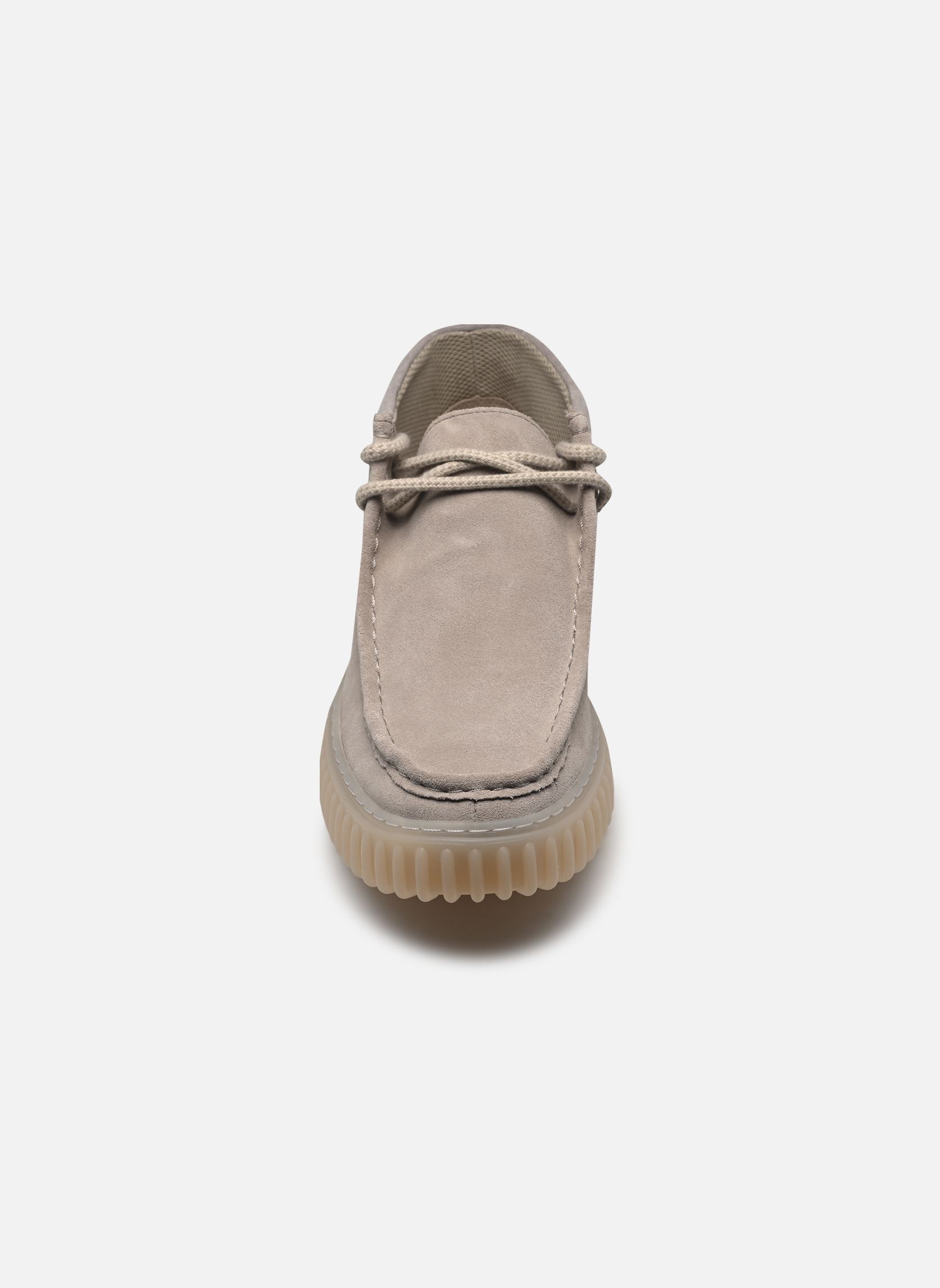 Enkellaarzen en laarzen Torhill Hi heren grijs Clarks Enkellaarzen en laarzen Torhill Hi heren grijs LIGHT GREY SUEDE