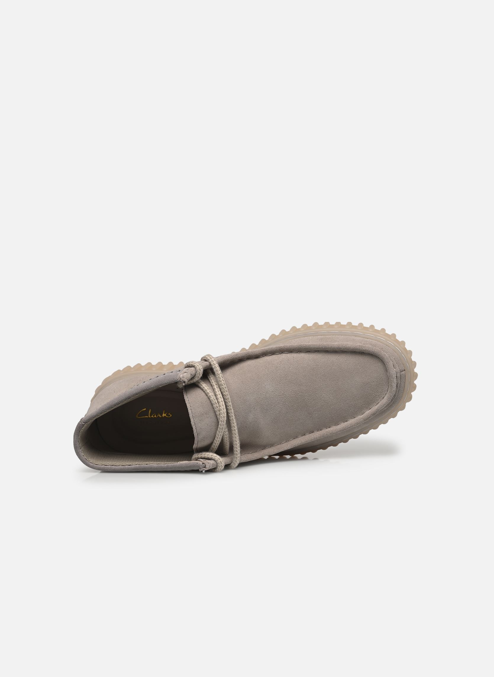 Enkellaarzen en laarzen Torhill Hi heren grijs Clarks Enkellaarzen en laarzen Torhill Hi heren grijs LIGHT GREY SUEDE