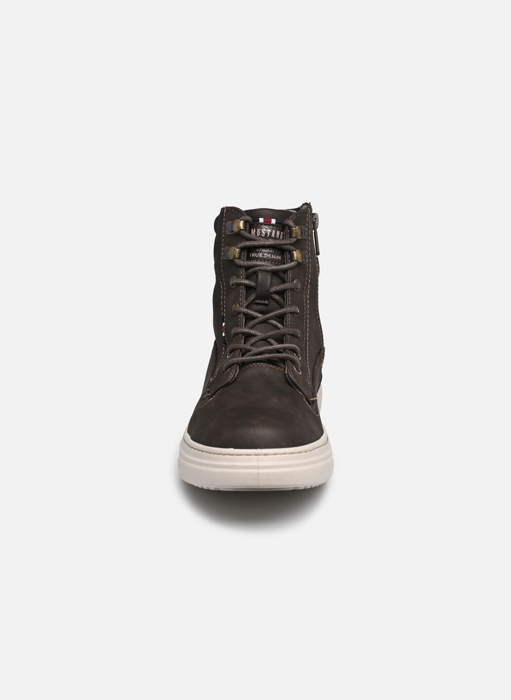 Hoge sneakers Veto heren bruin Mustang shoes Hoge sneakers Veto heren bruin Kaffee