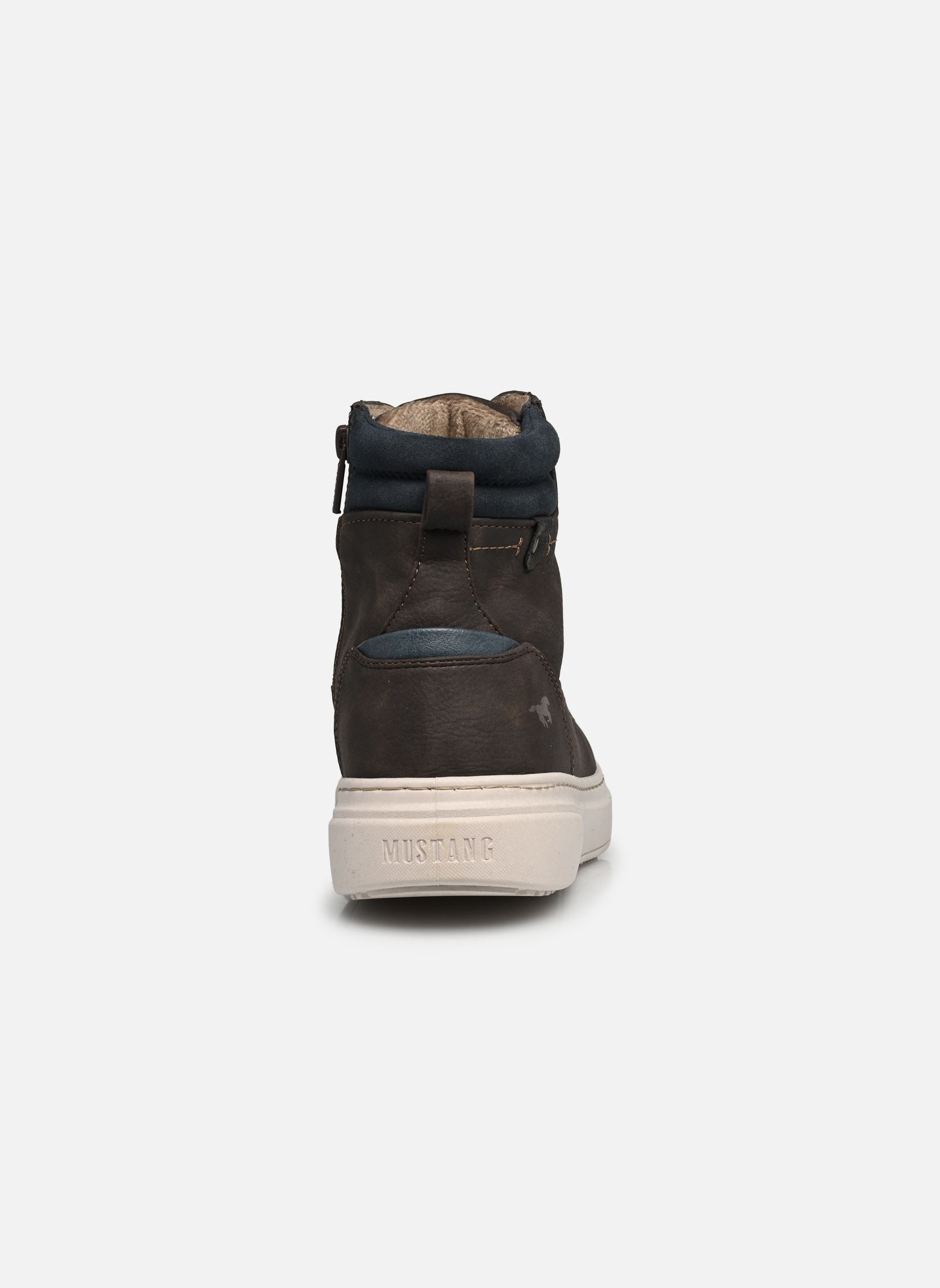Hoge sneakers Veto heren bruin Mustang shoes Hoge sneakers Veto heren bruin Kaffee