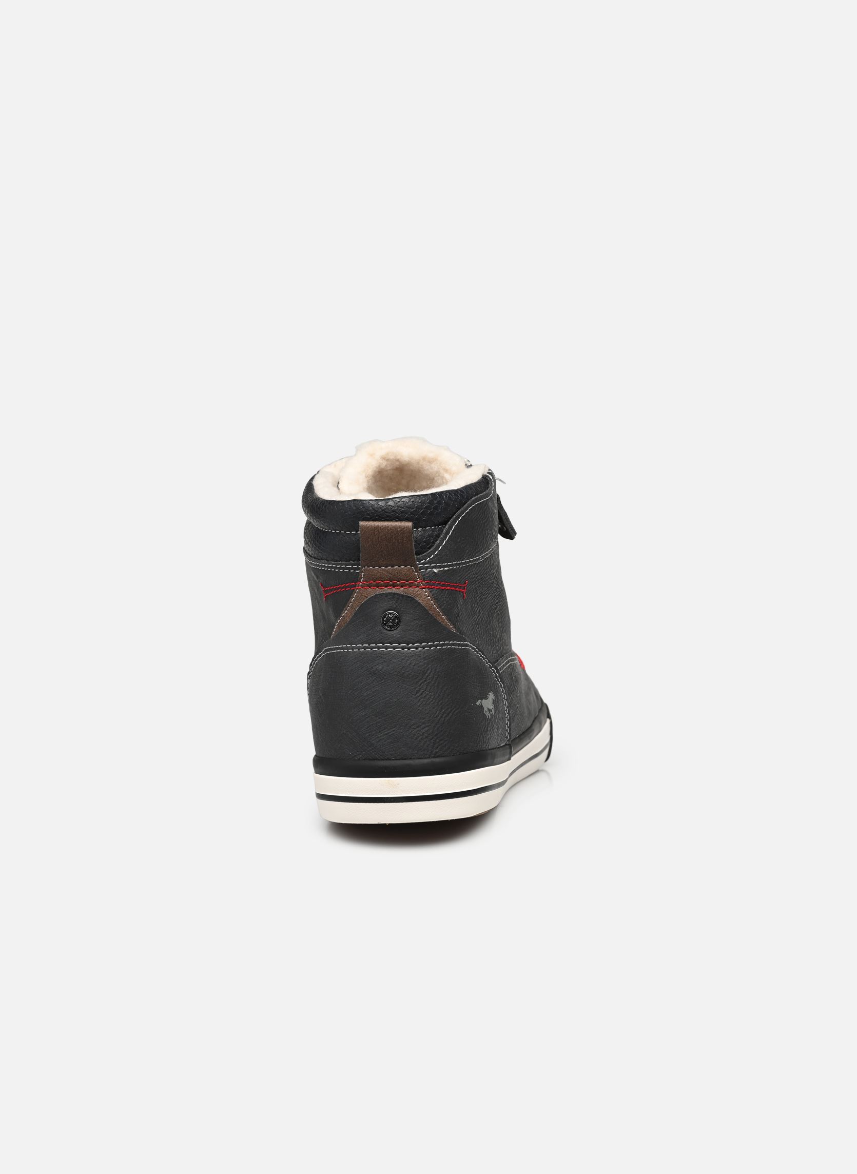 Sneakers alte Velha F uomo nero Mustang shoes Sneakers alte Velha F uomo nero Schwarz